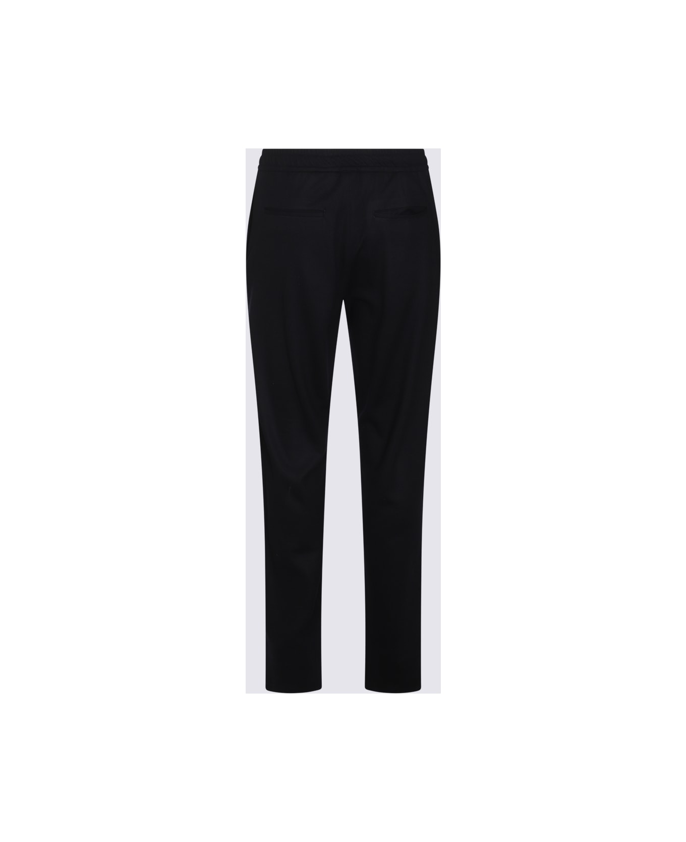 Canali Black Wool Pants