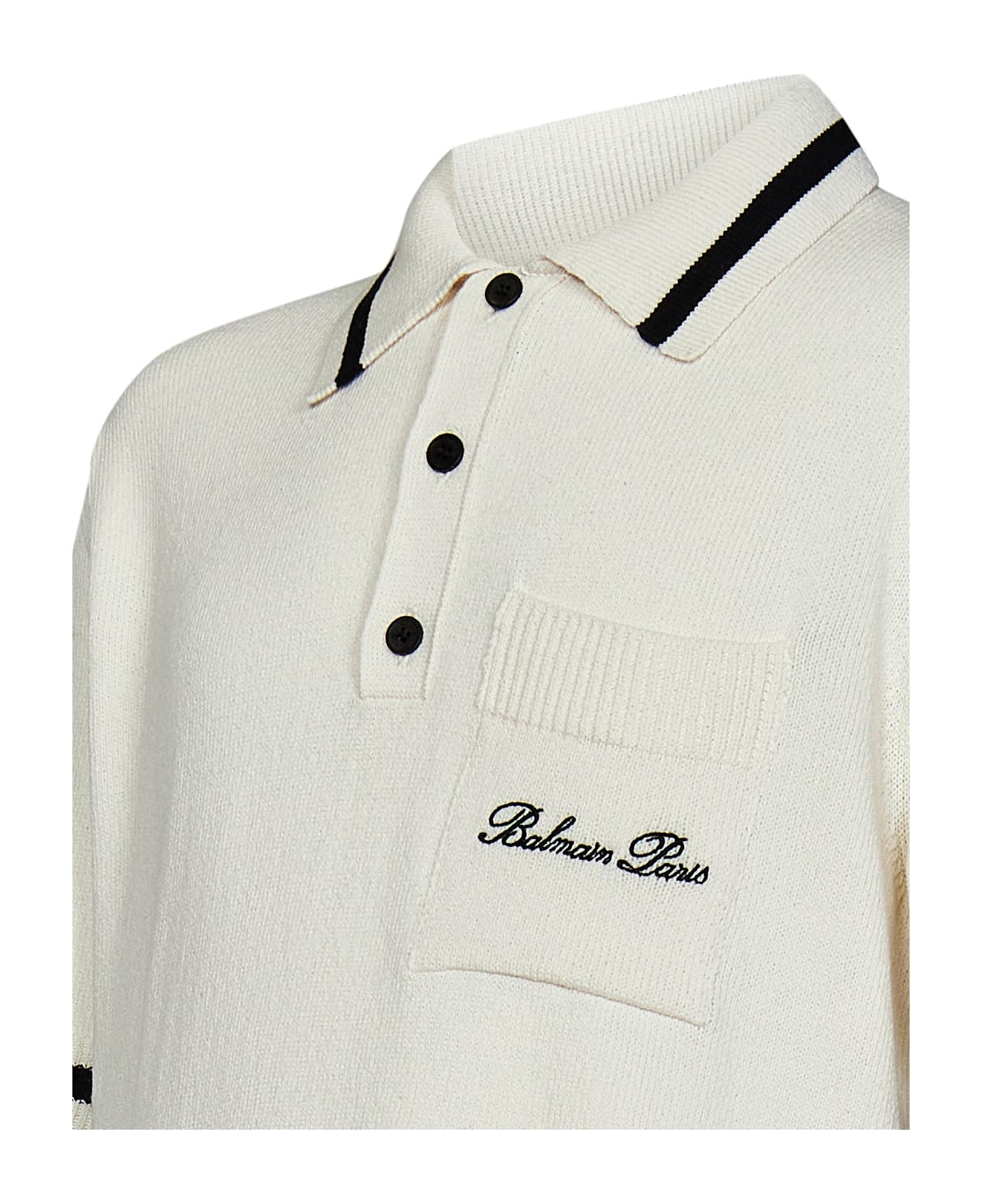 Balmain Paris Polo Shirt - White