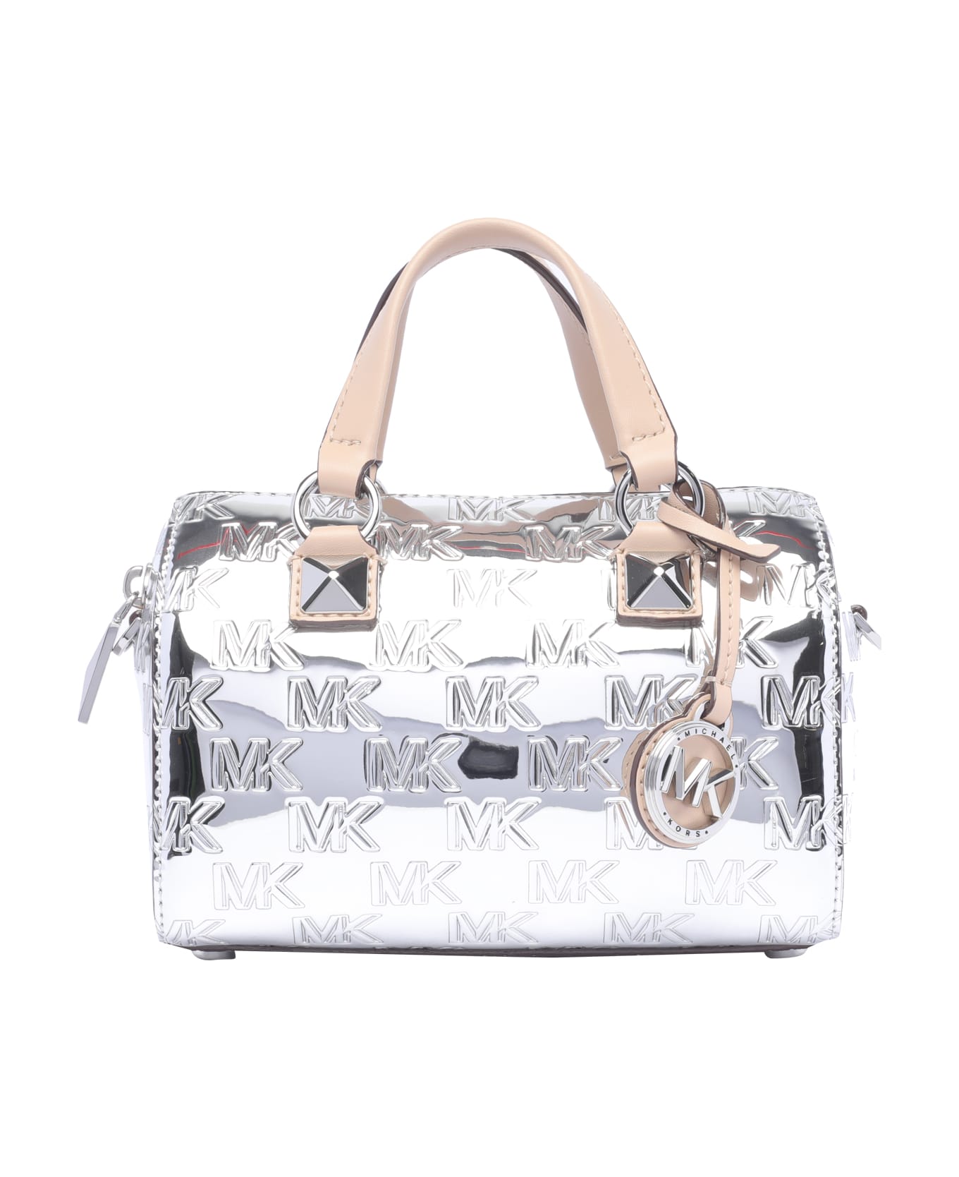 MICHAEL Michael Kors Grayson Handbag - Silver トラベルバッグ