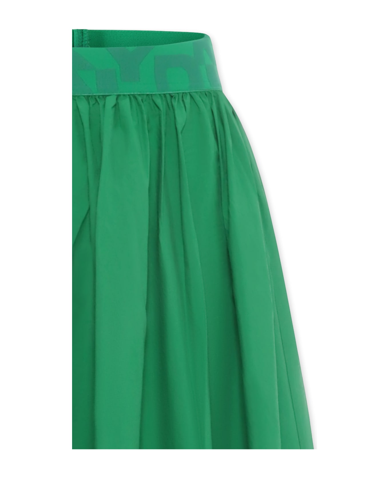 DKNY Green Skirt For Girl With Logo - Green