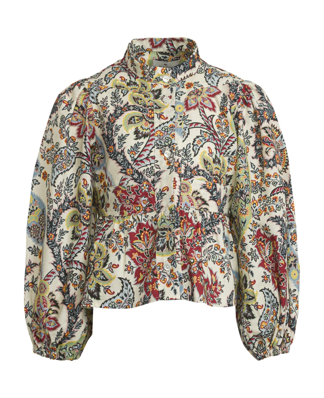 Etro Blusa Con Stampa Paisley - Cream