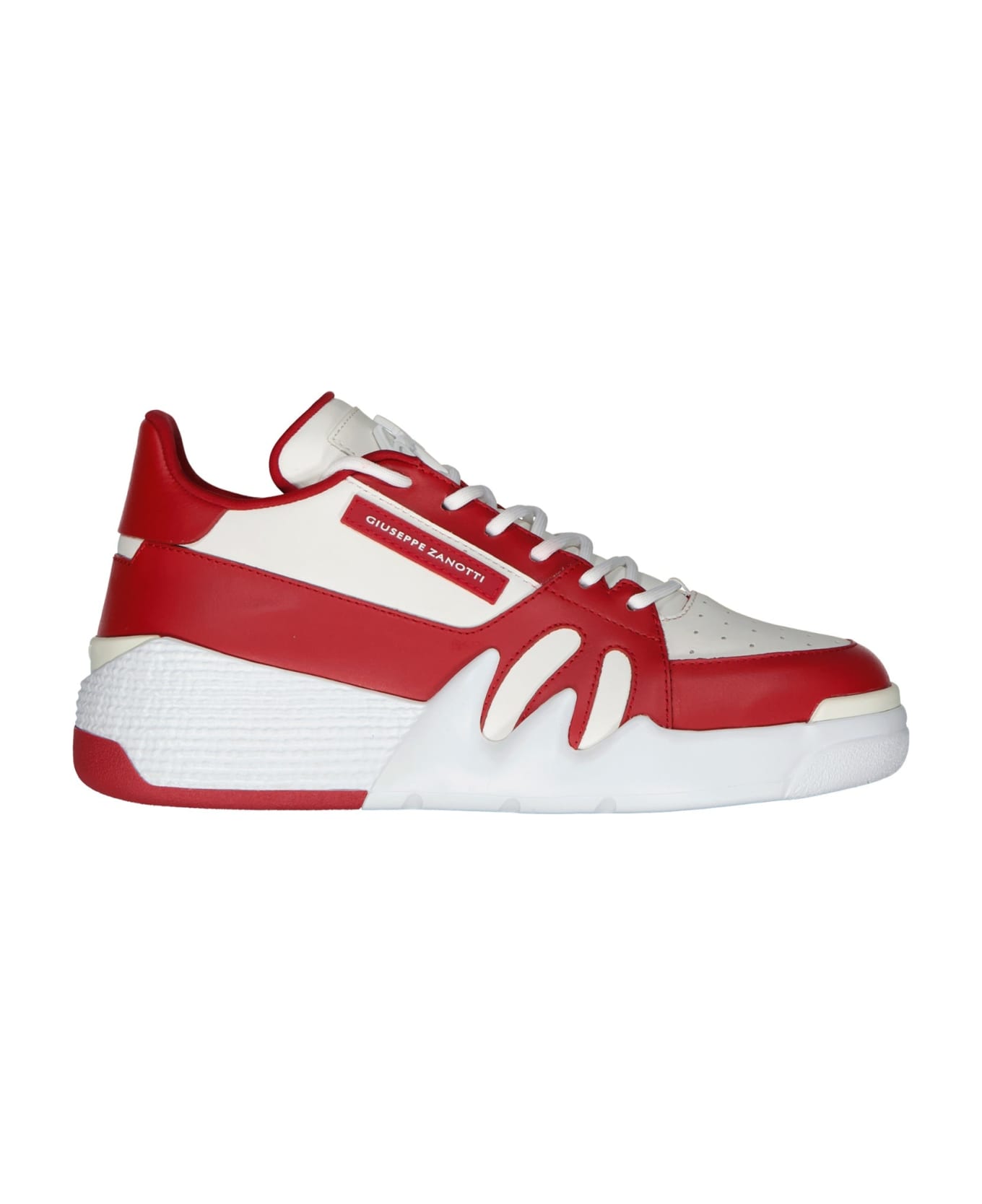Giuseppe Zanotti Leather Sneakers - Red