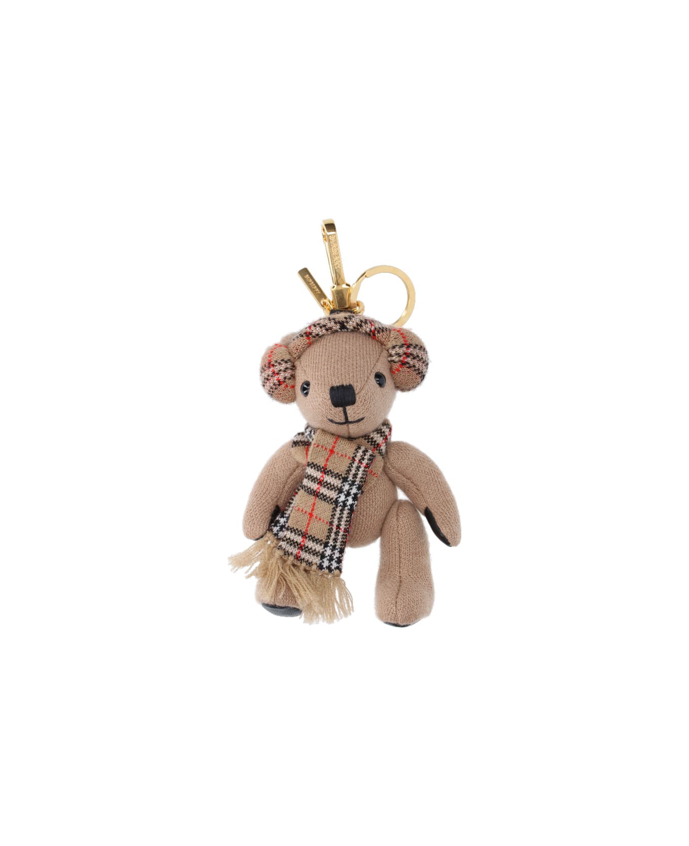 Burberry "thomas" Teddy Bear Keyring Charm - Beige キーリング