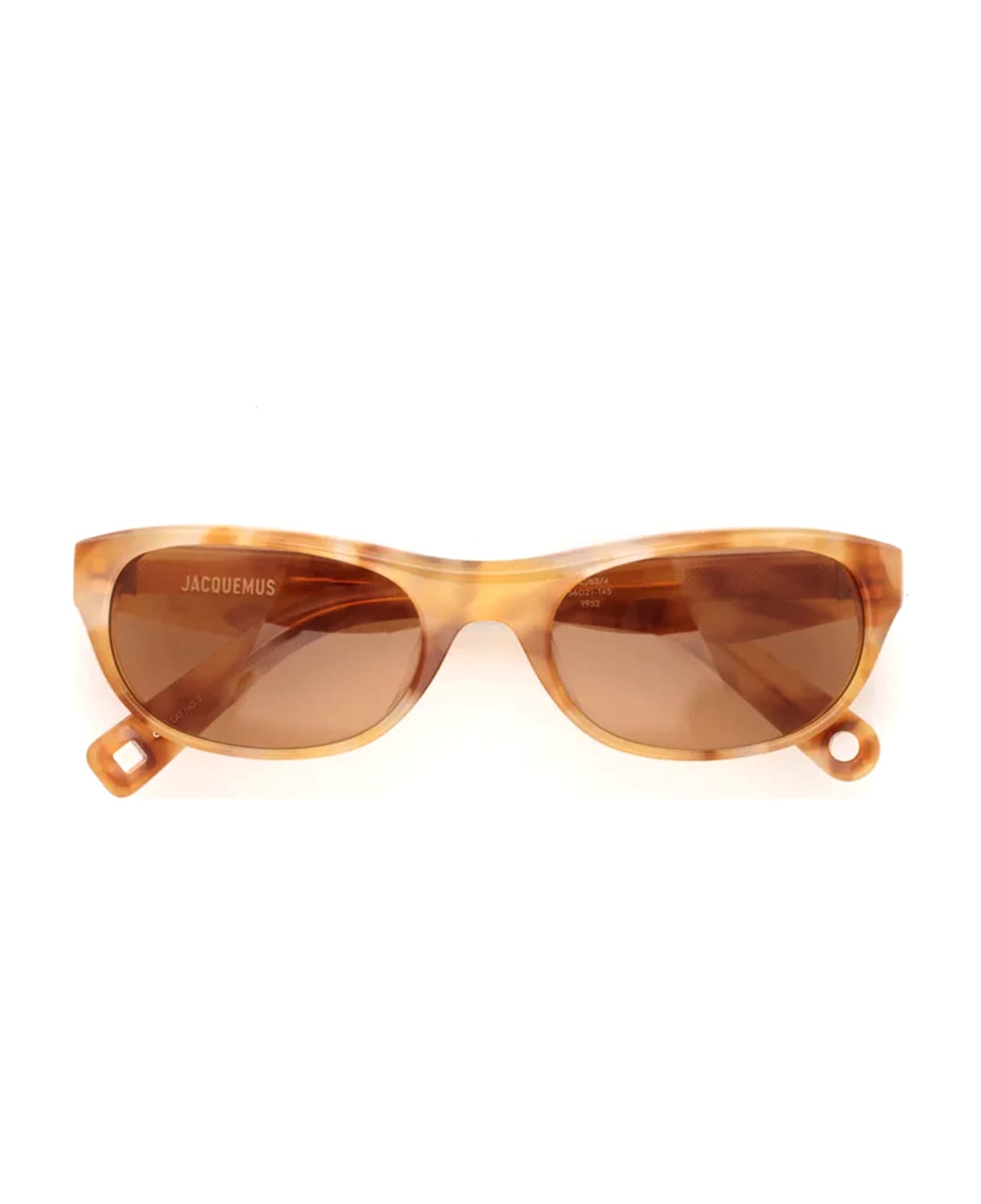 Jacquemus Sole - Beige T-shell / Tobacco Lens Sunglasses - Tortoise