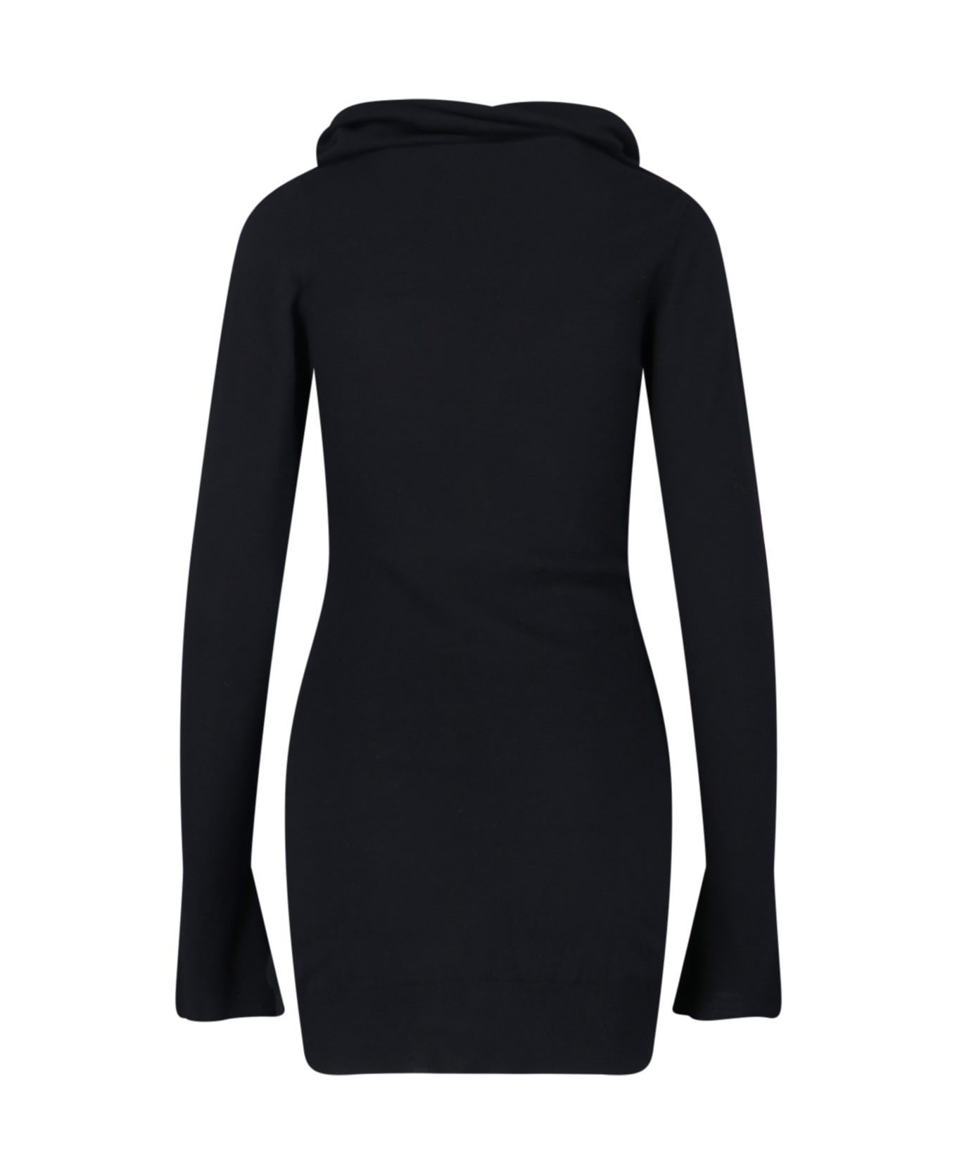 The Attico Logo Mini Dress - Black