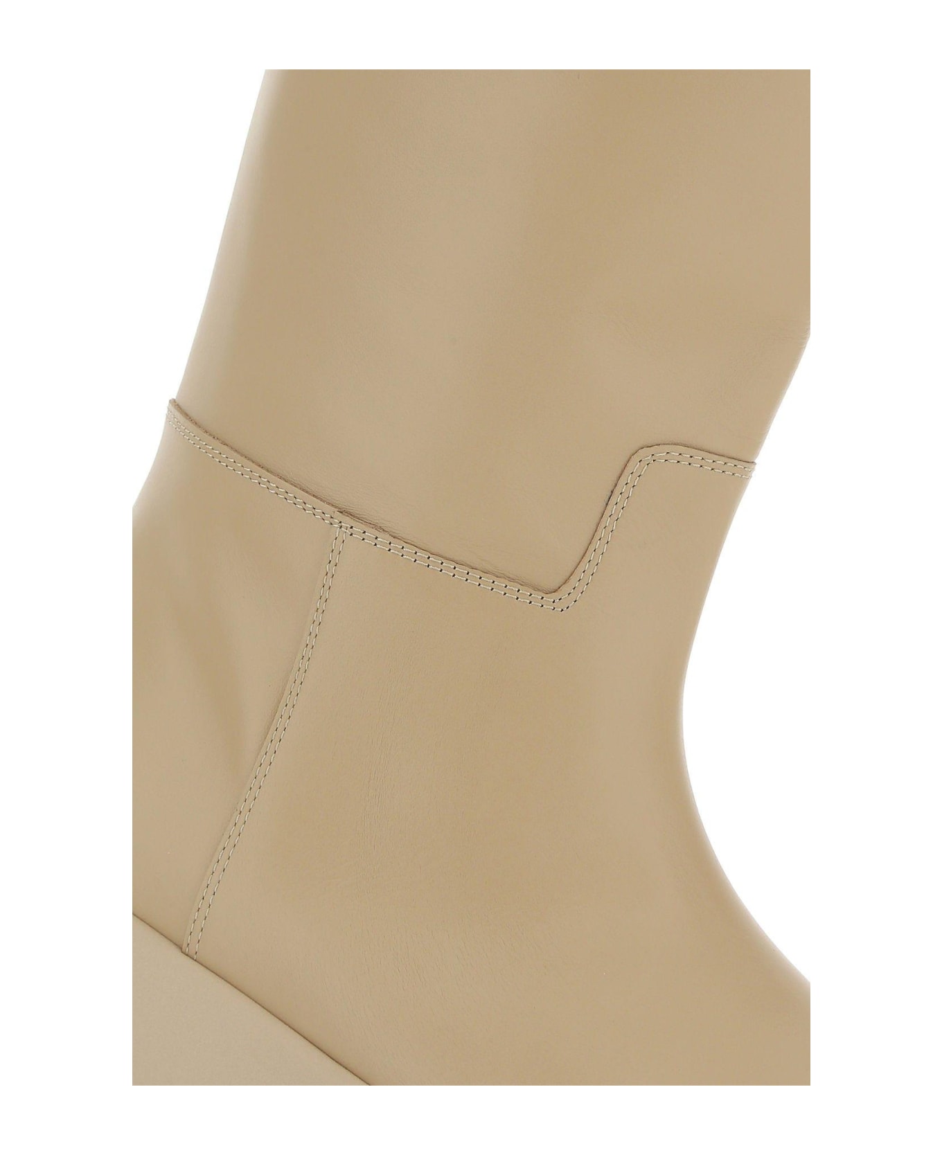 GIA BORGHINI Sand Leather Gia 16 Boots - Beige