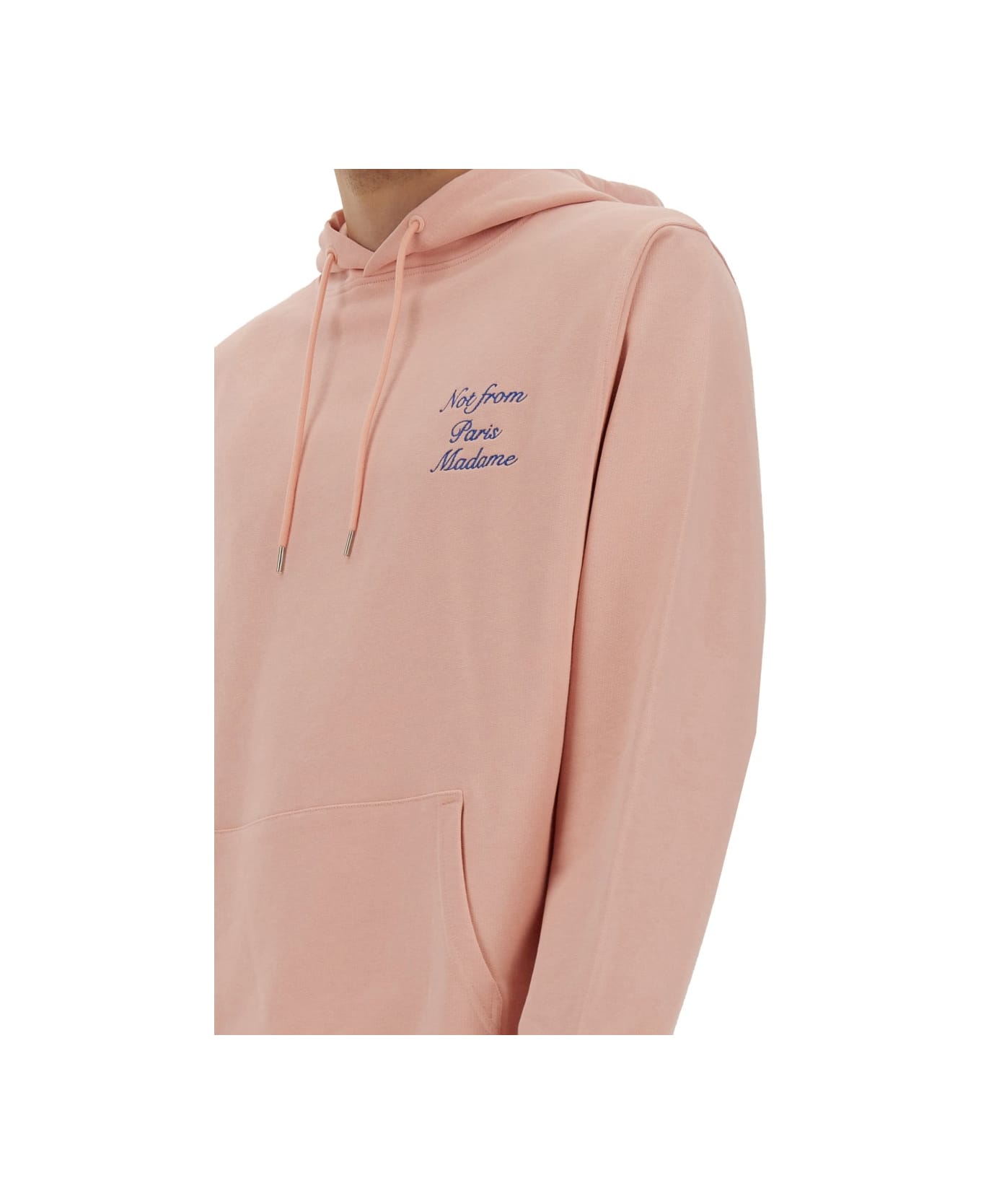Drôle de Monsieur "slogan" Sweatshirt - PINK