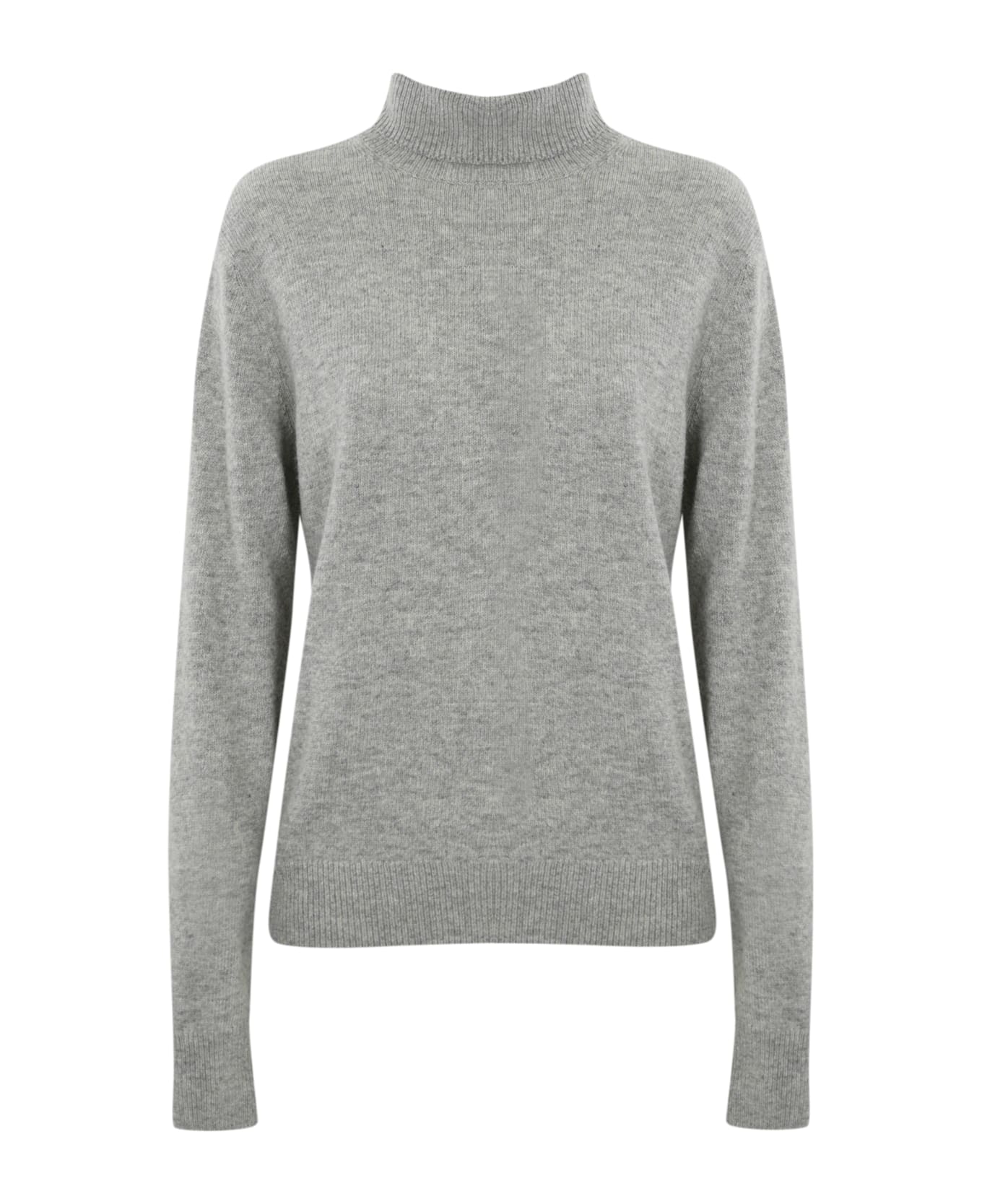 MC2 Saint Barth Moody Sweater In Wool And Cashmere - Grigio