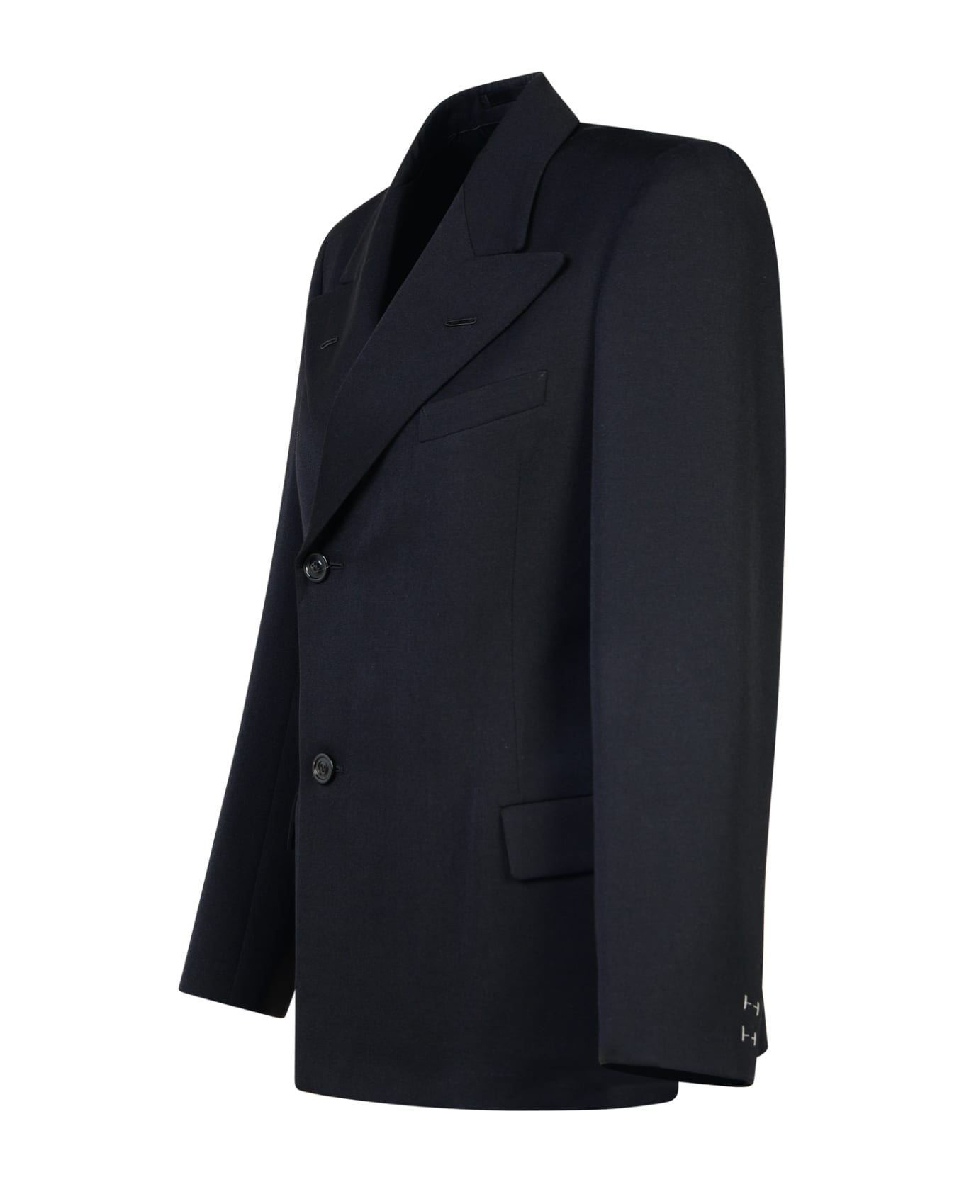 Maison Margiela Black Wool Blazer - Black コート