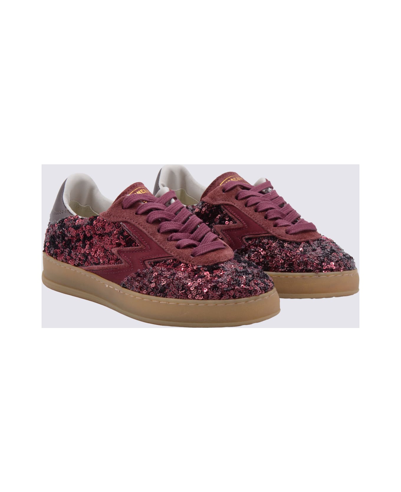 M.O.A. master of arts Bordeaux Sneakers - BORDEAUX PAILLETTES