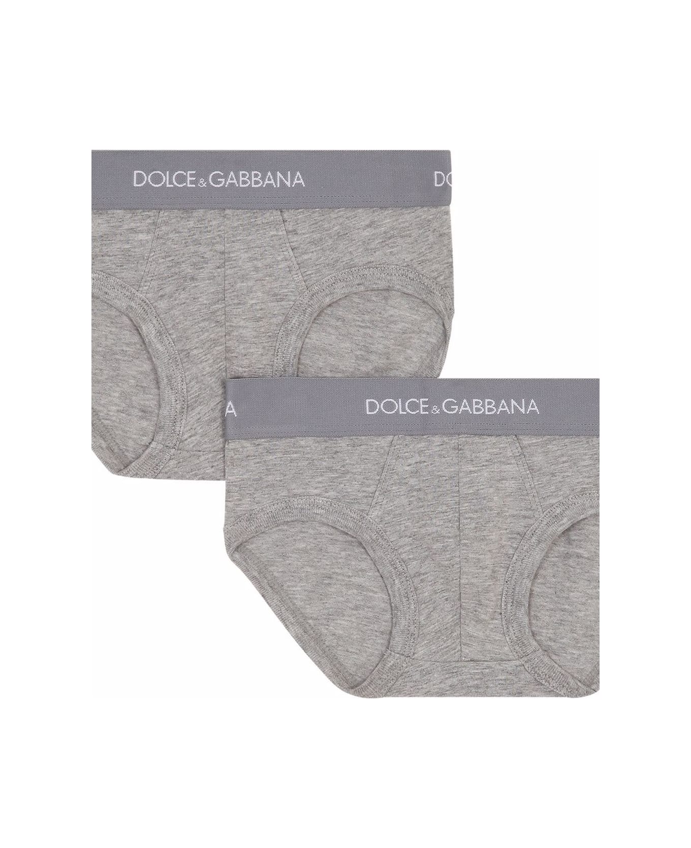 Dolce & Gabbana Set Di 2 Slip - Gray