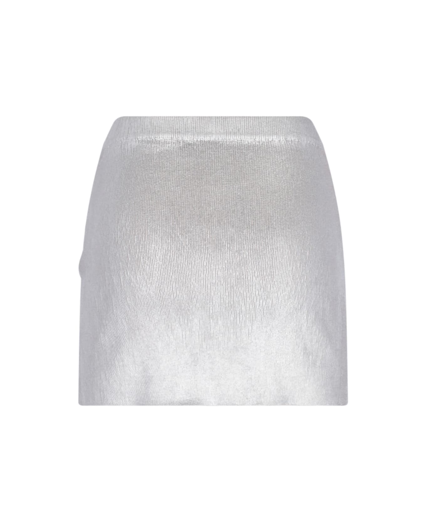 Diesel Flared Mini Skirt 
m-isi
 - SILVER