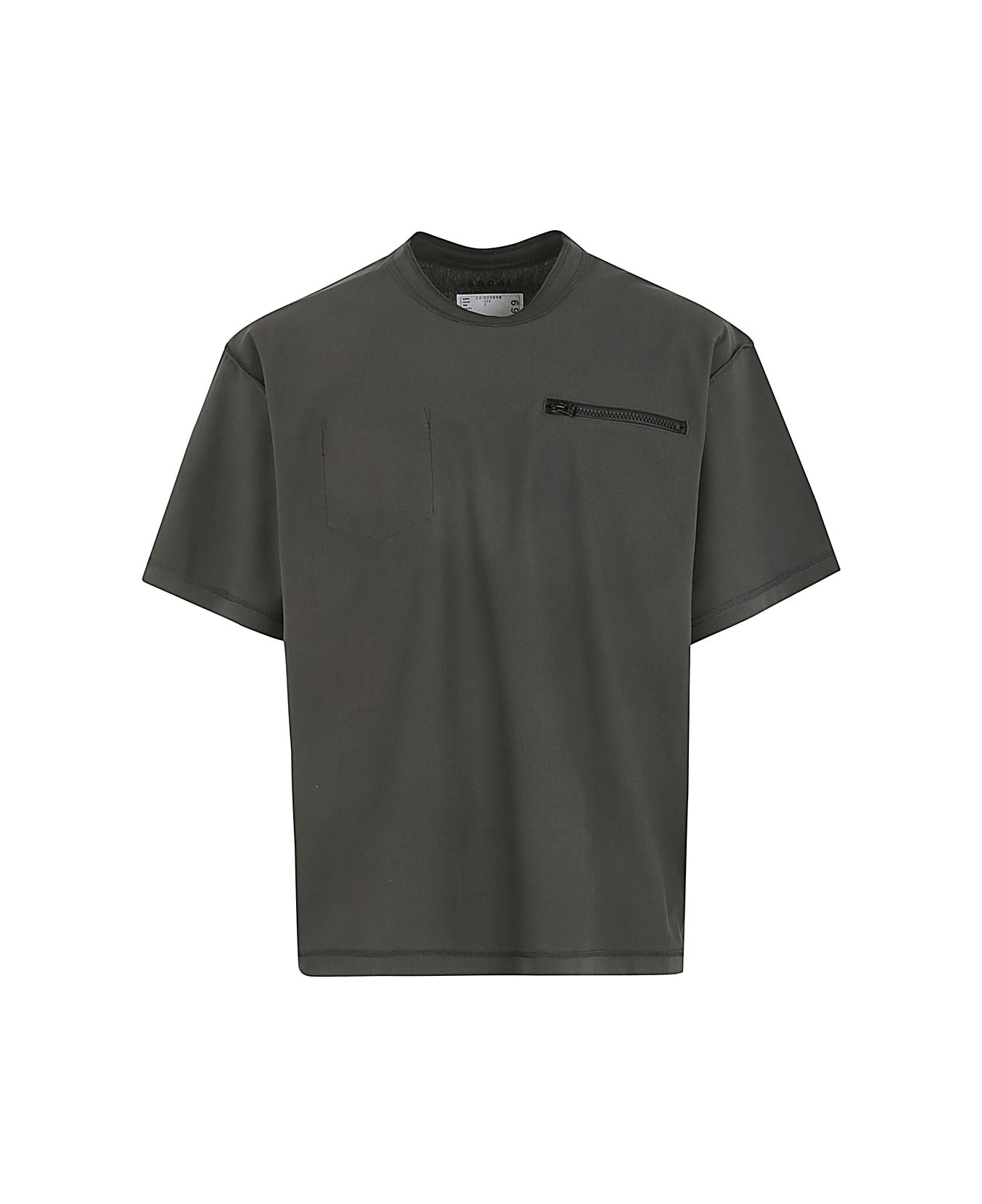 Sacai Cotton Jersey T-shirt - C Gray