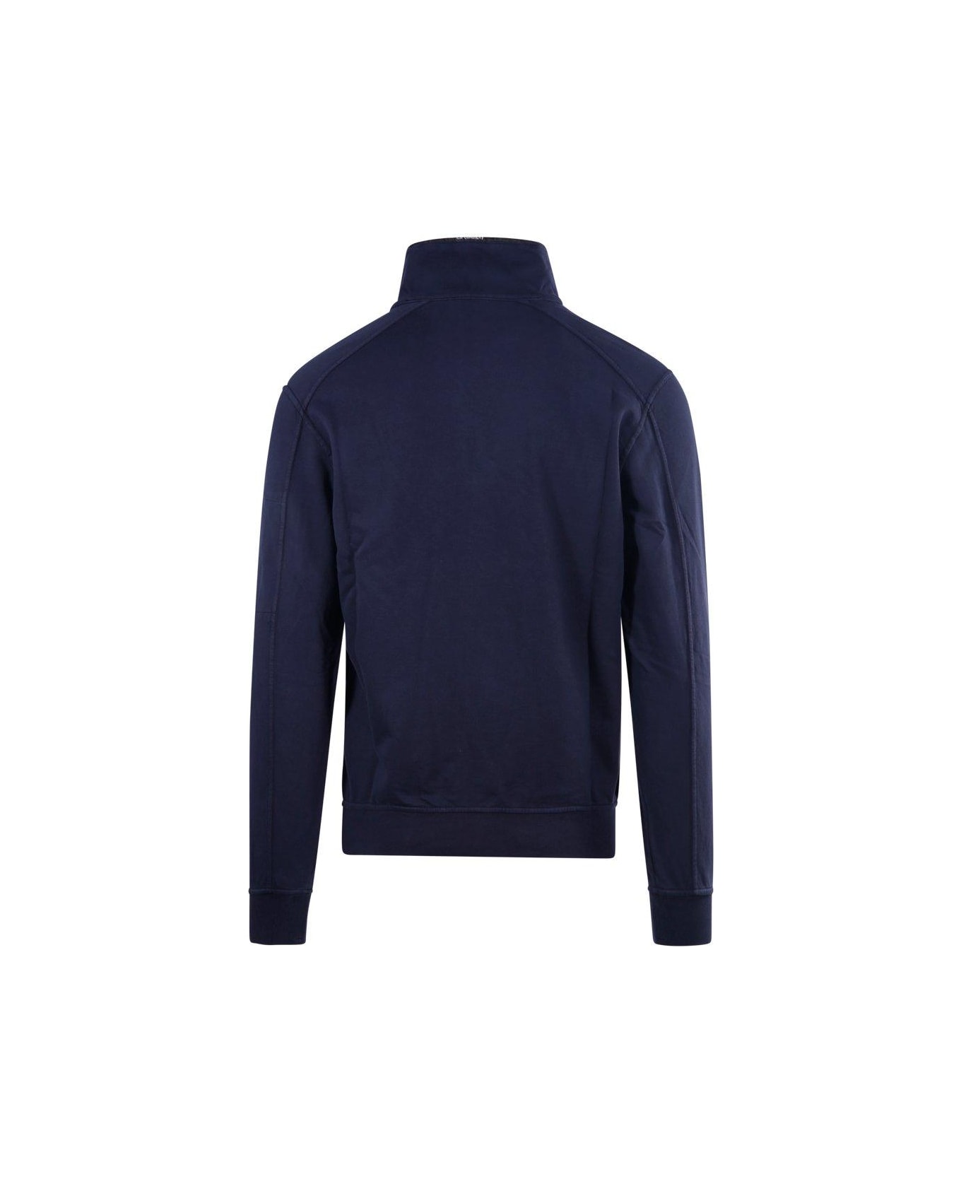 C.P. Company High-neck Half Zip Sweatshirt - Blue