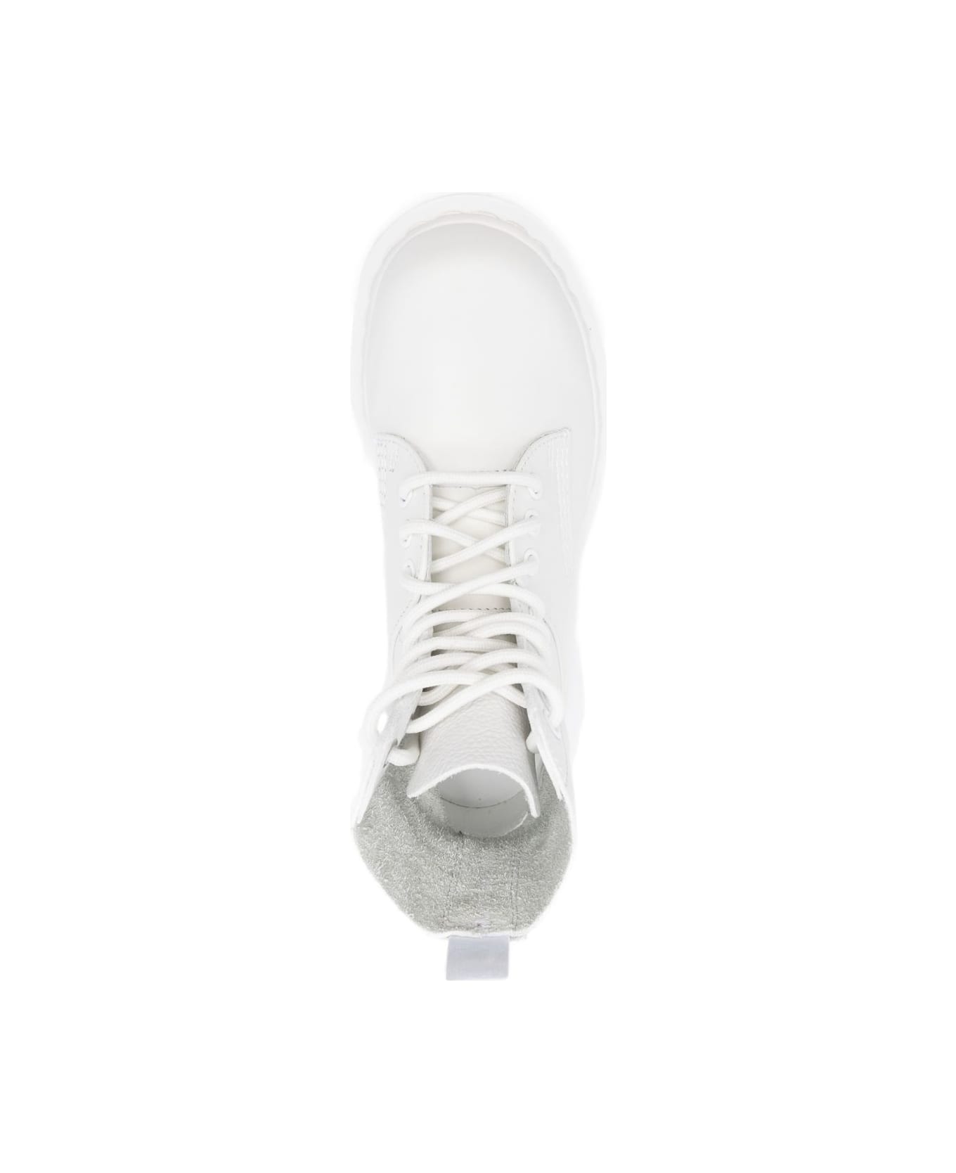 MM6 Maison Margiela Leather Boots - White