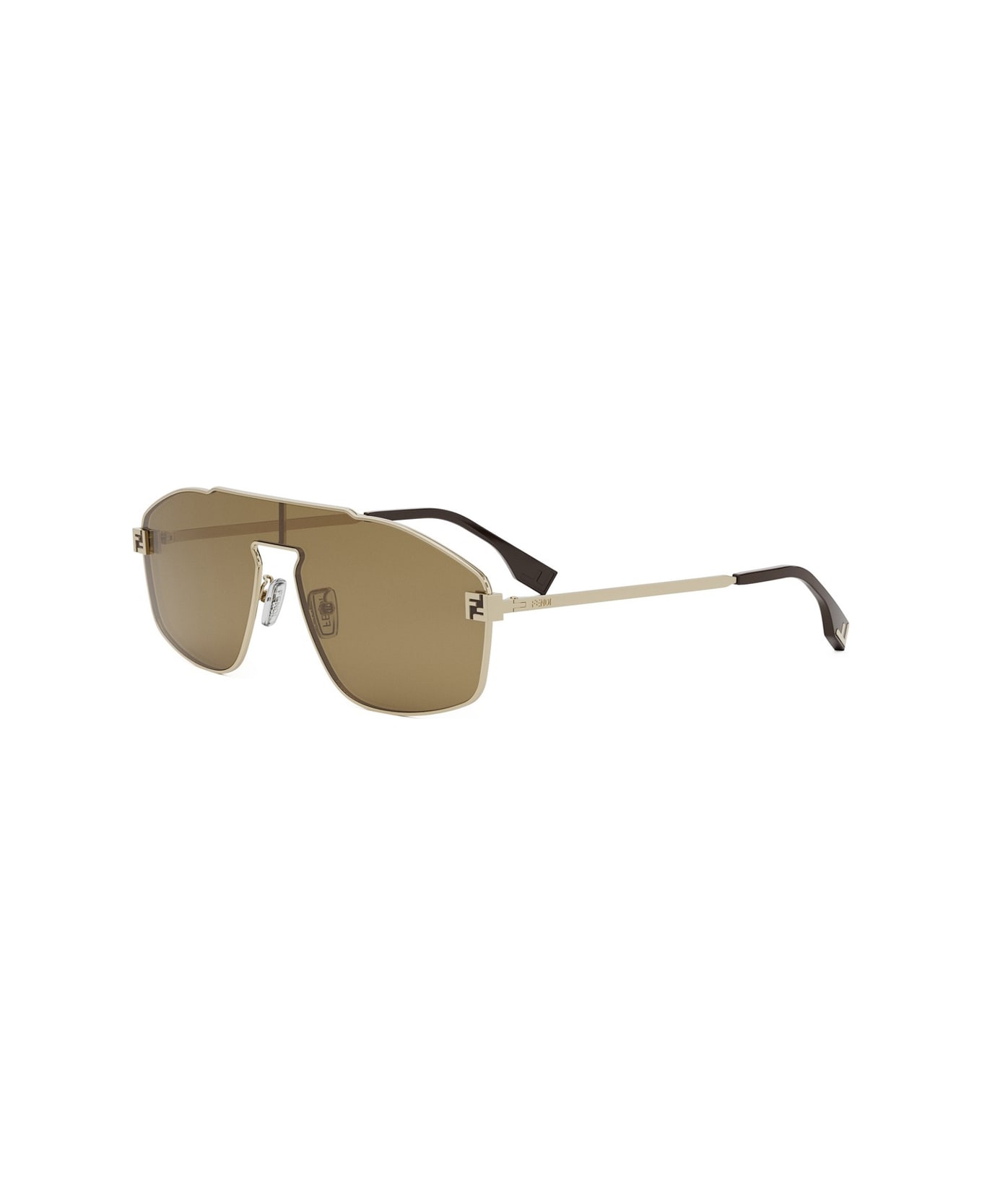 Fendi Eyewear Fe40129u Fendi Sky 32e Gold Sunglasses - Oro