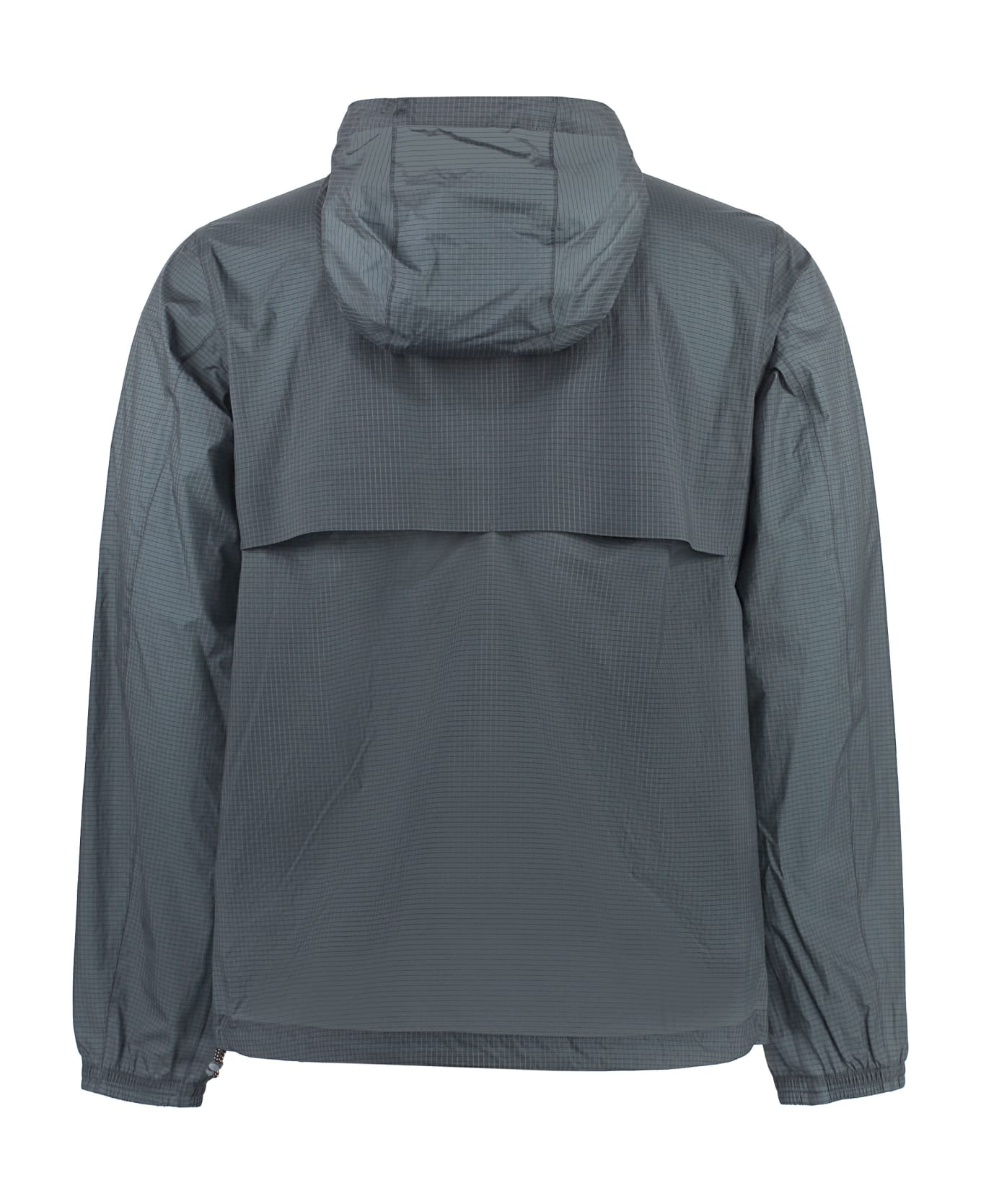 K-Way Cleon Hooded Nylon Jacket - grey
