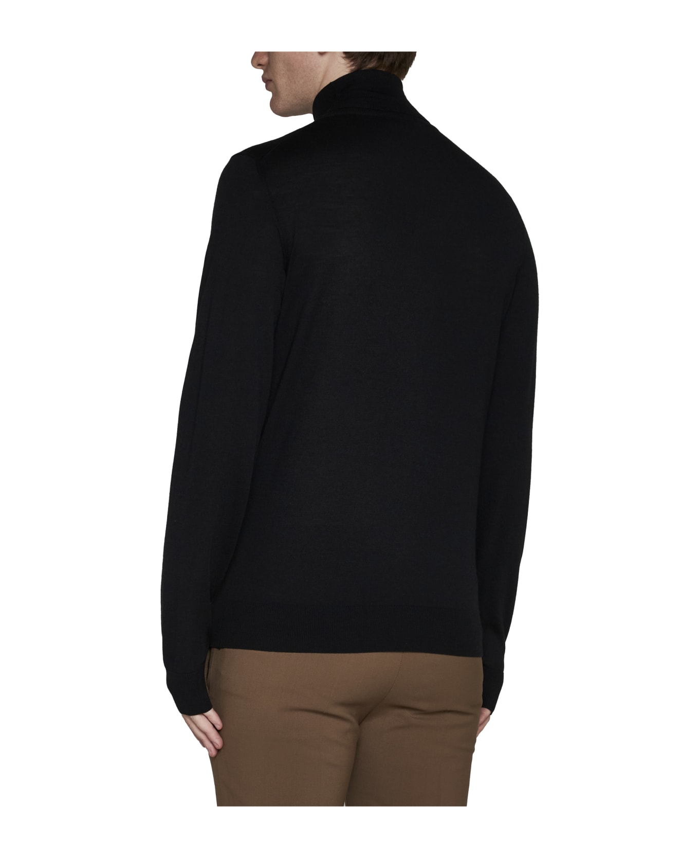 Piacenza Cashmere Sweater - Black ニットウェア