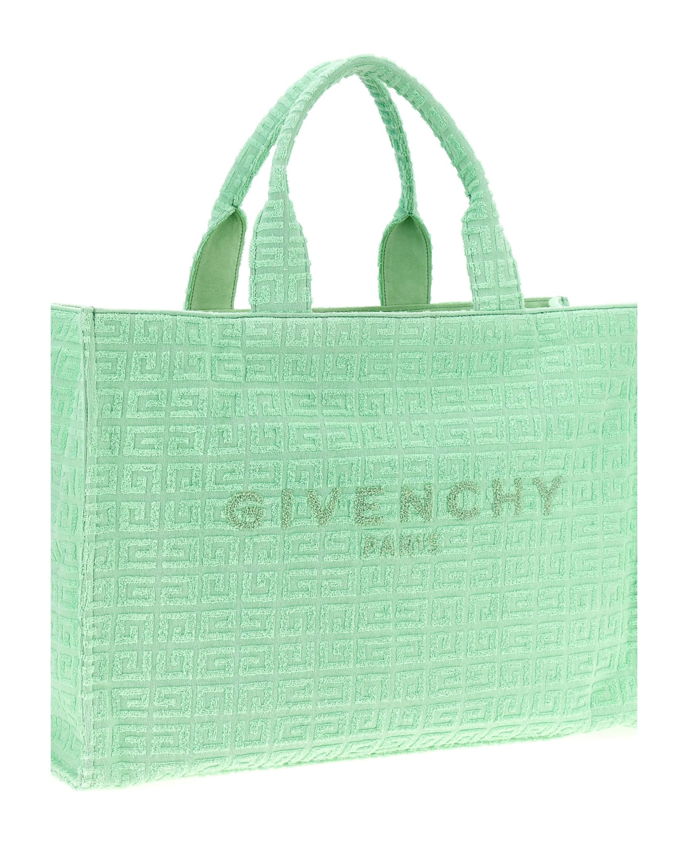 Givenchy Plage Capsule 'g-tote' Midi Shopping Bag - Green