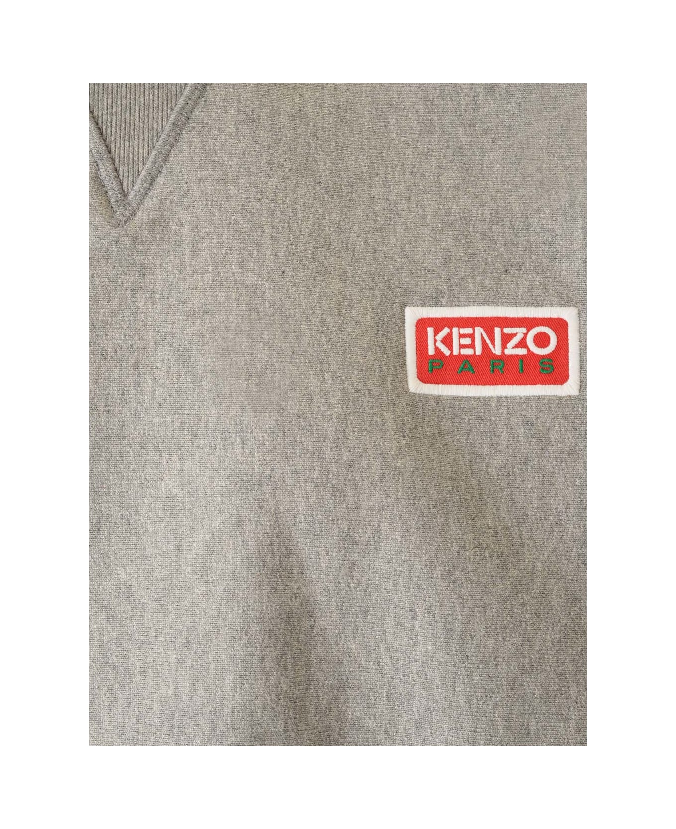 Kenzo Sweatshirt With Logo - Grey フリース