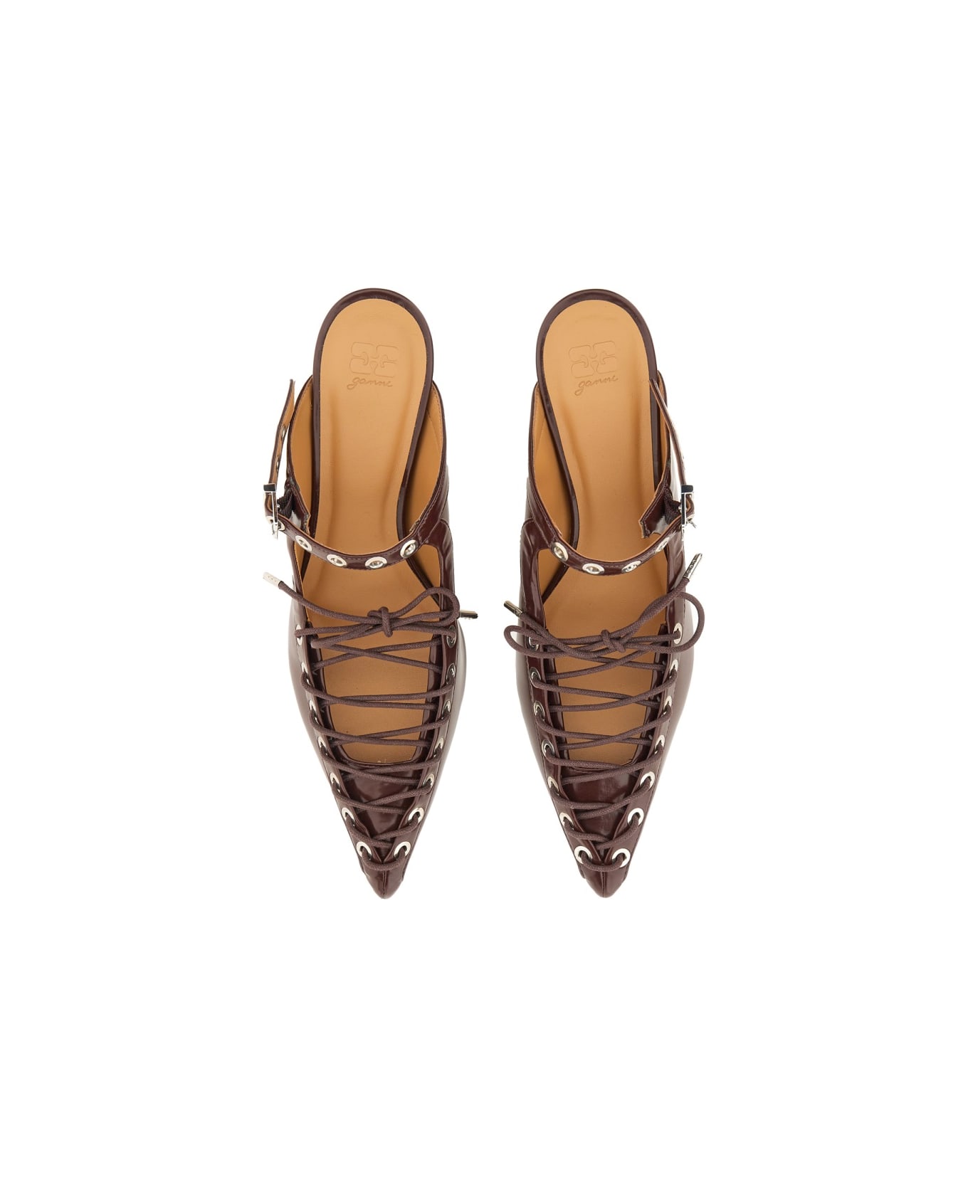 Ganni Mule Lace-up