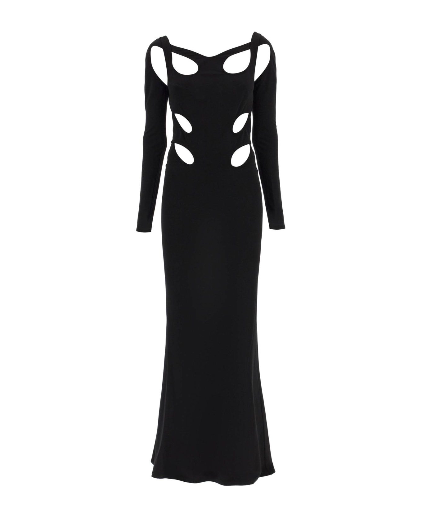 Dion Lee Triple Loop Maxi Jersey Dress - BLACK (Black) ワンピース＆ドレス