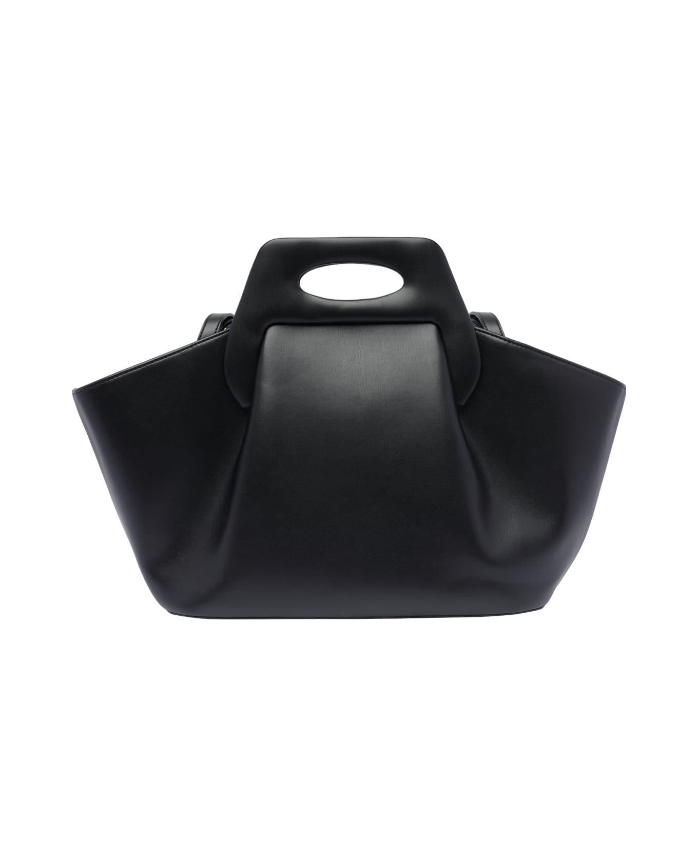 THEMOIRè Dhea Vegan Fabric Shoulder Bag - Black