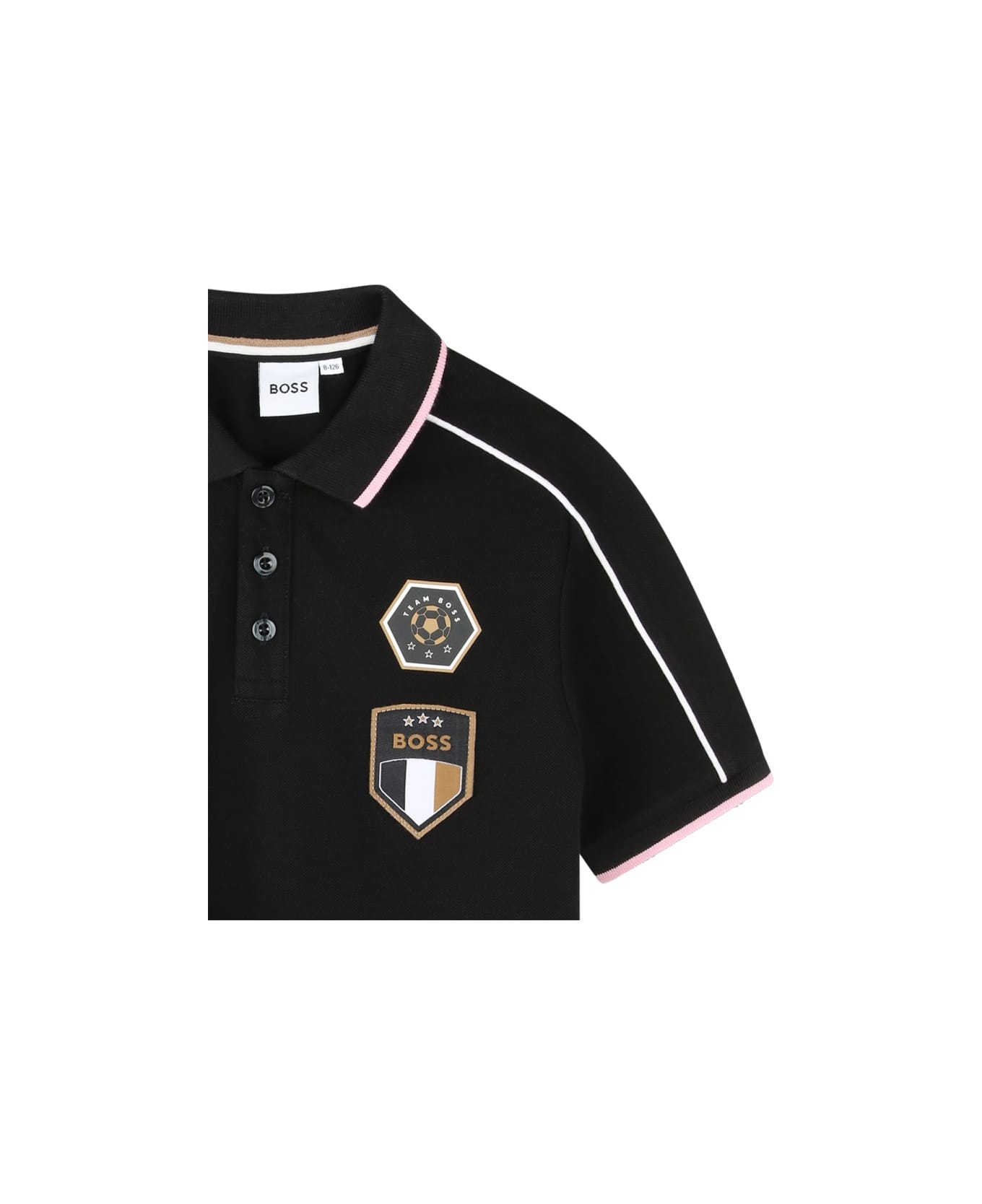 Hugo Boss Short-sleeved Polo Shirt - BLACK