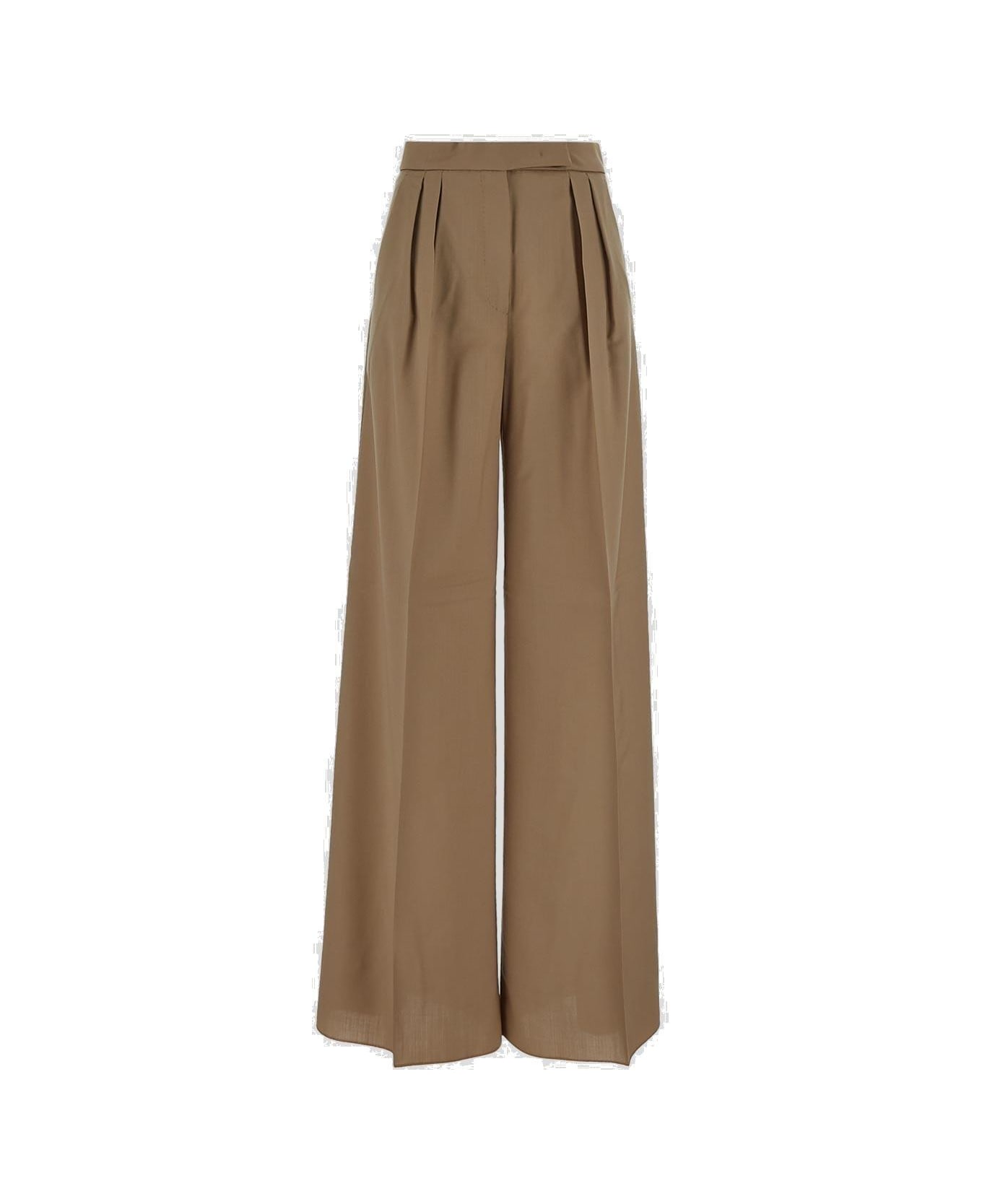 Max Mara Wide-leg Trousers - Beige