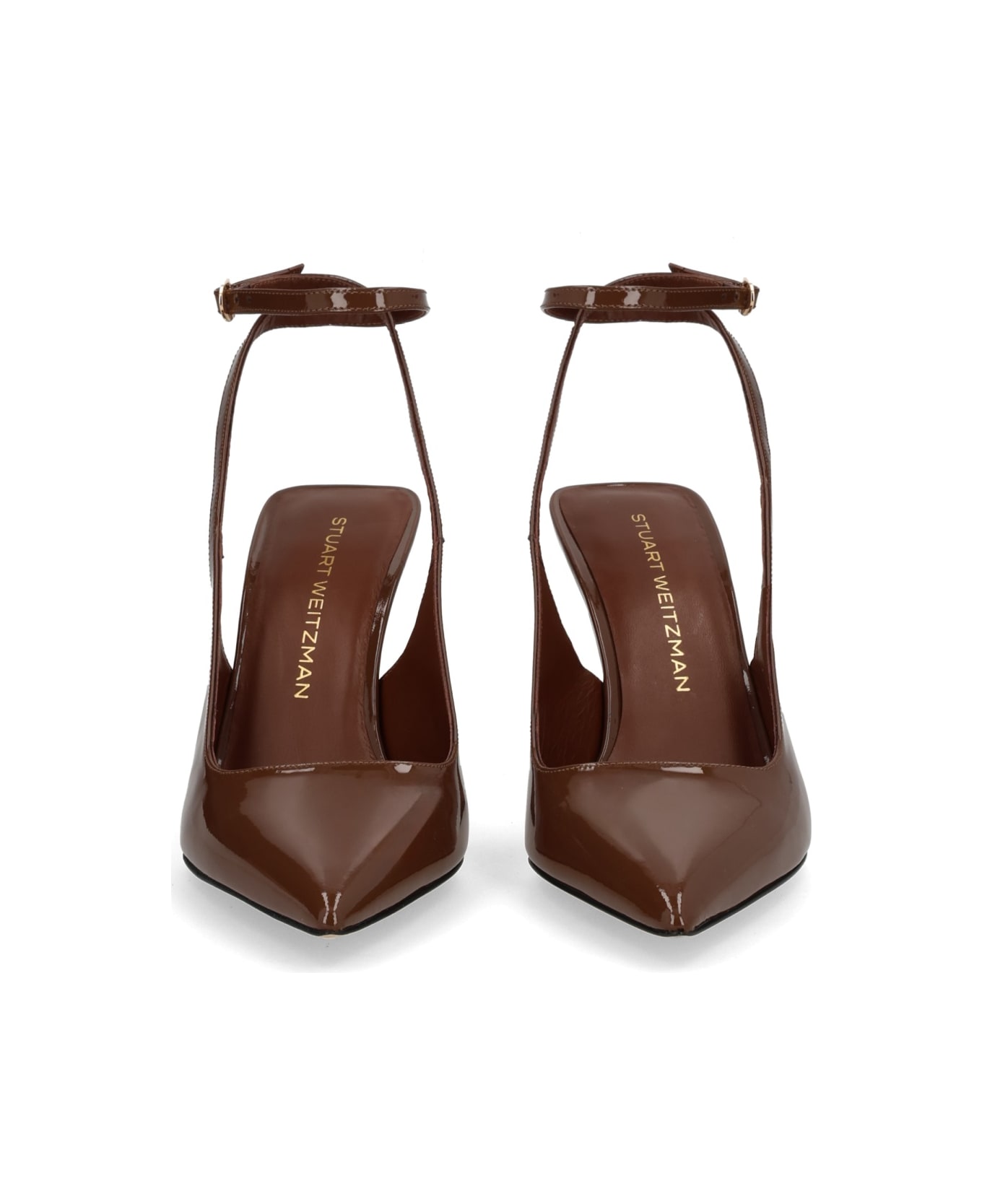 Stuart Weitzman "vinnie 85 Strap Pump" Shoe - BROWN