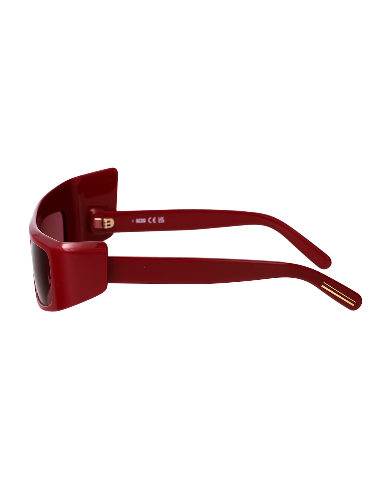 GCDS Gd0043 Sunglasses - 66S Rosso Luc/Bordeaux