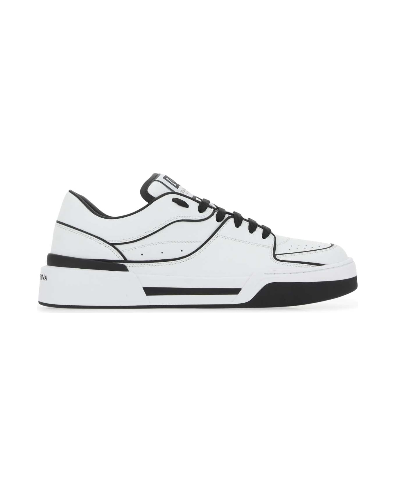 Dolce & Gabbana Two-tone Leather New Roma Sneakers - 89697