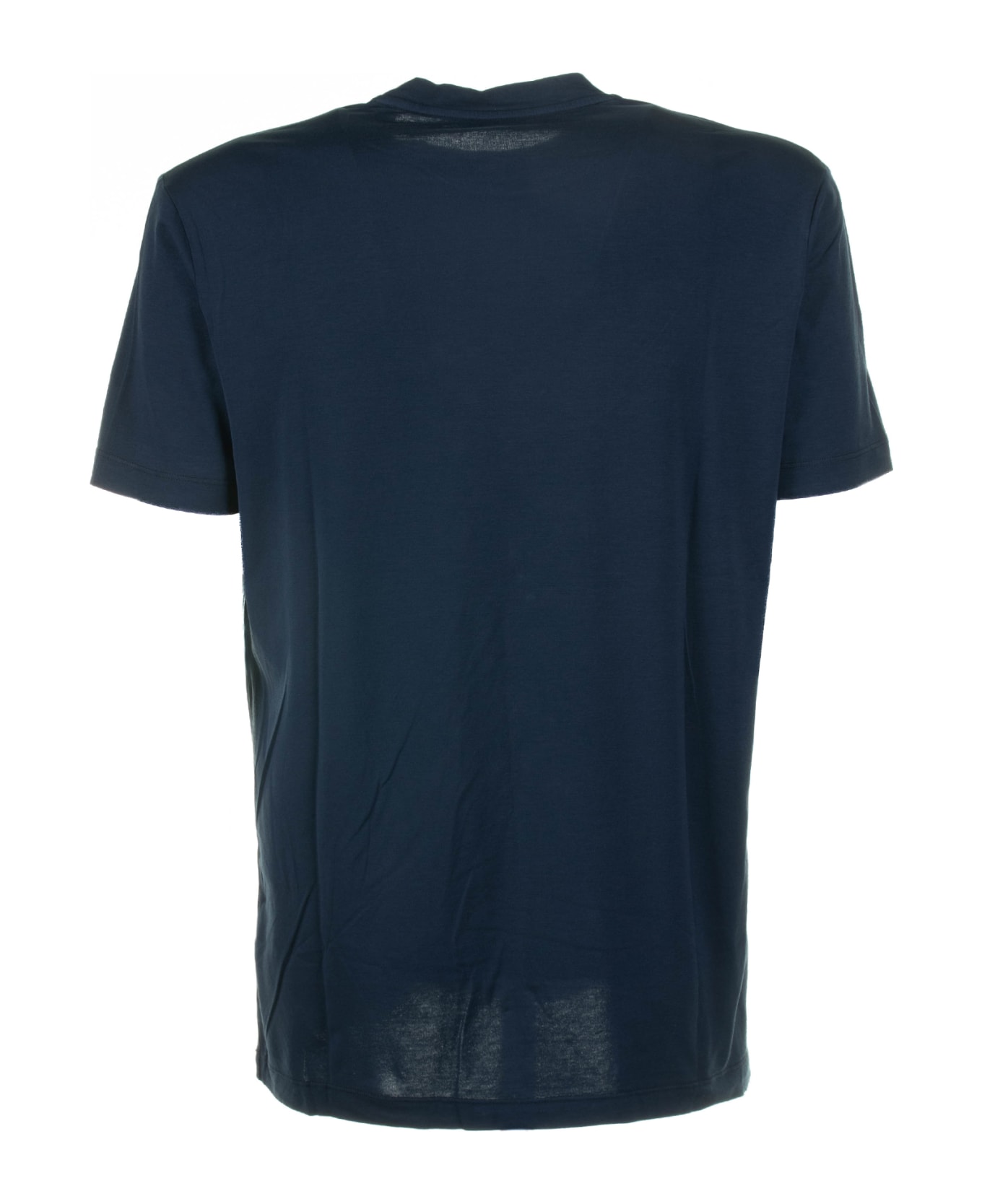 Altea Blue Cotton T-shirt - Blu シャツ
