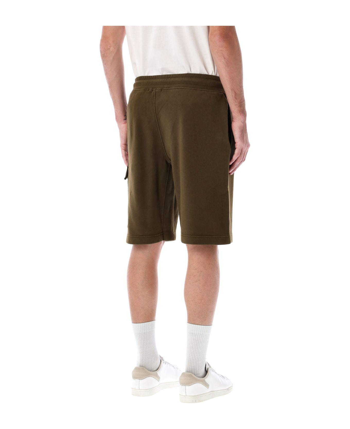 C.P. Company Fleece Lens Short - IVY GREEN