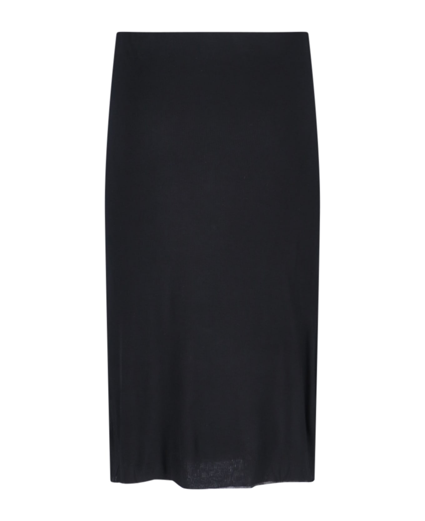 Khaite 'leema' Midi Skirt - Black  