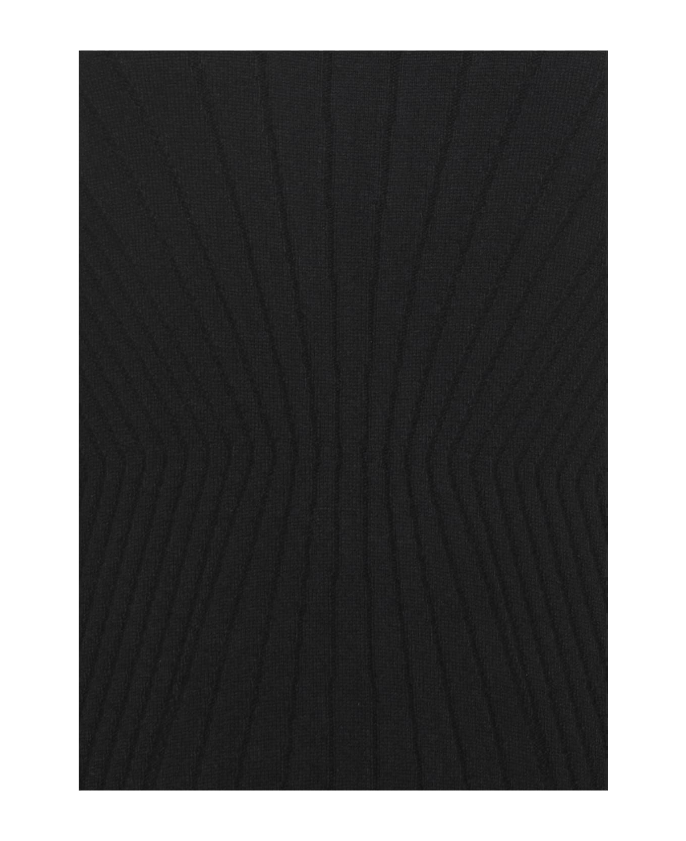 D.Exterior Cashmere Bland Dress - Black