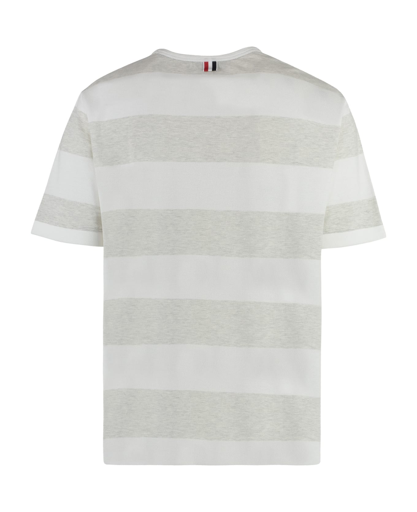 Thom Browne Cotton Piqué T-shirt - grey