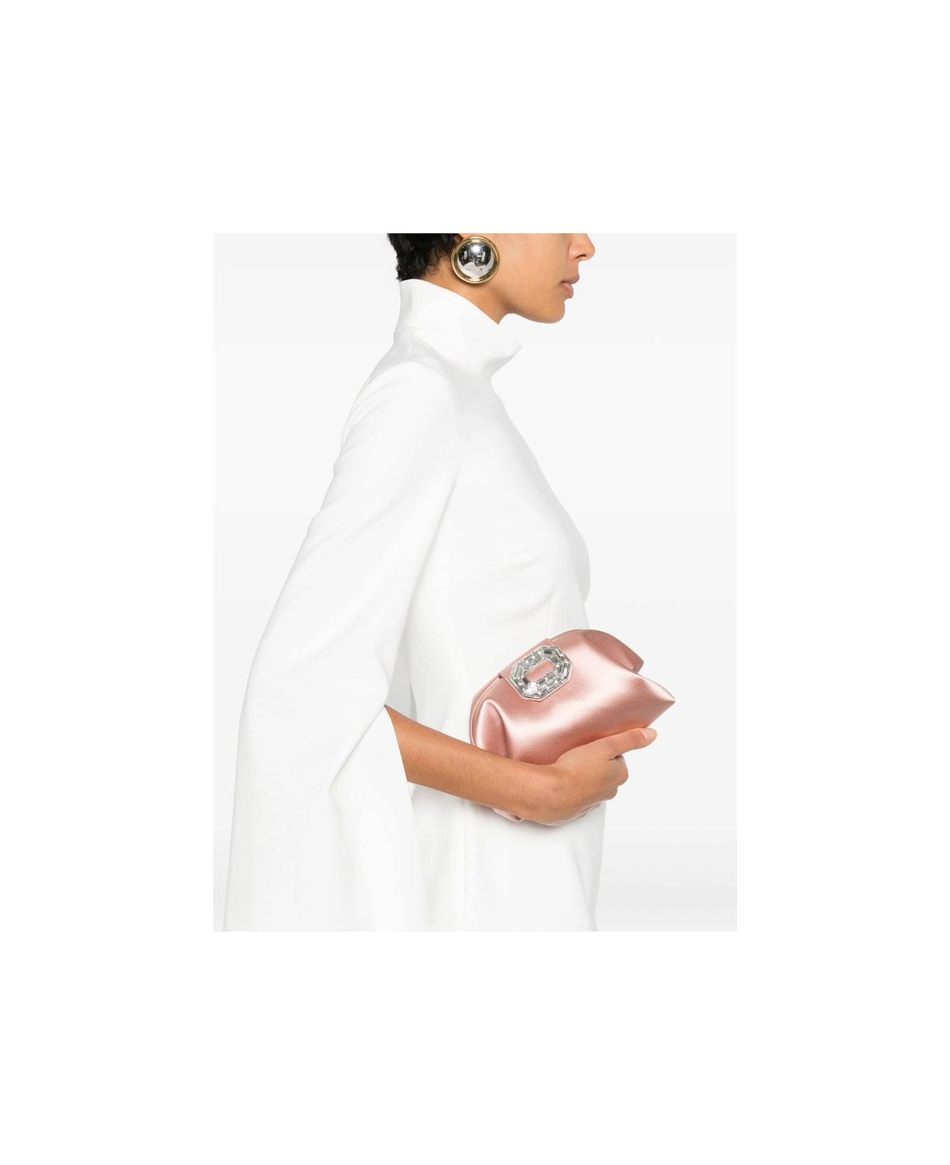 Amina Muaddi Bag - PINK