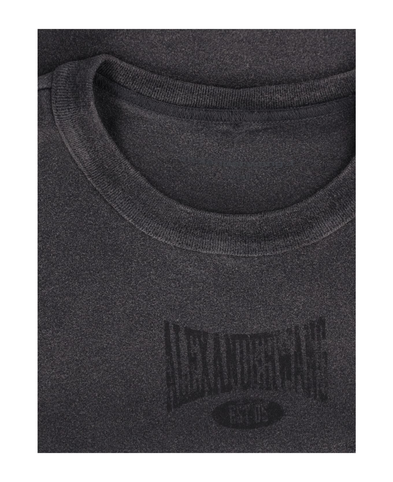 Alexander Wang Logo T-shirt - FADEDBLACK