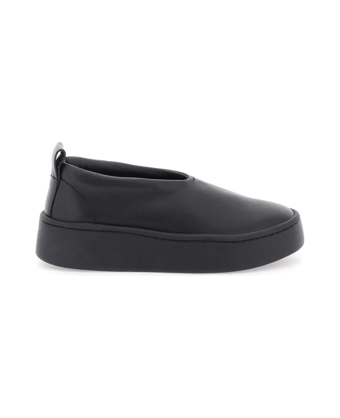Jil Sander Slip-on Platform Sneakers - BLACK (Black)