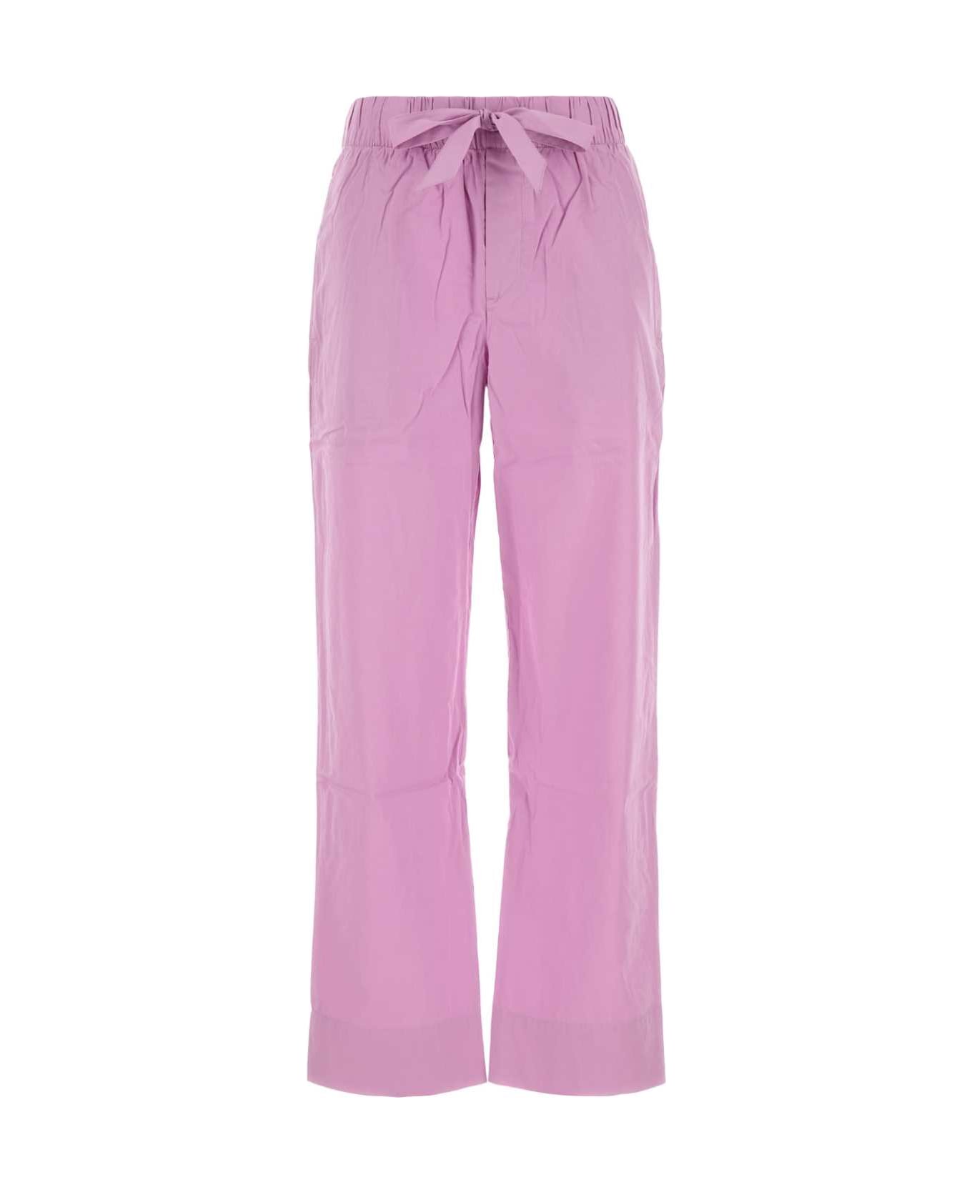 Tekla Dark Pink Cotton Pyjamas Pant - PURPLEPINK