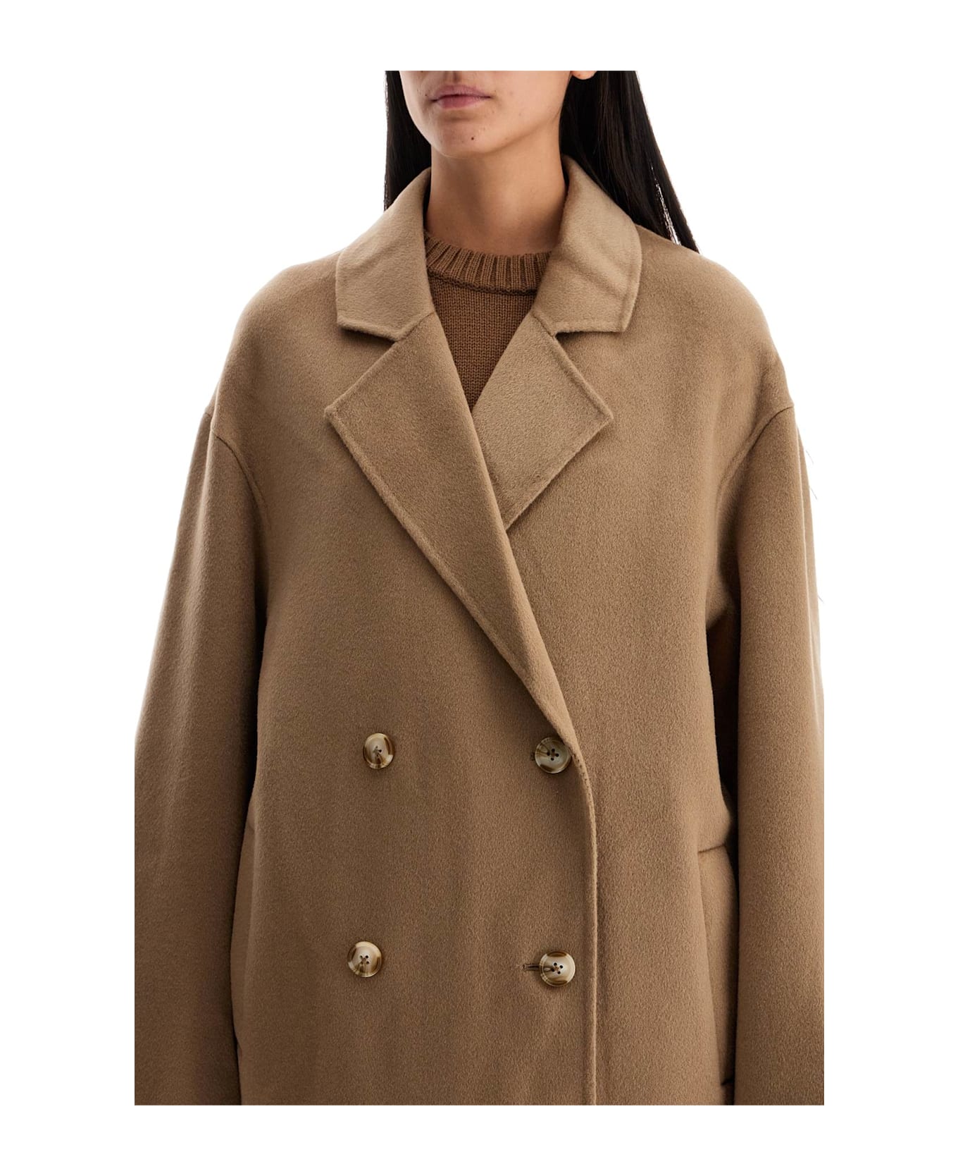 Loulou Studio Long Wool And Cashmere Coat 'borne - TAUPE (Beige)