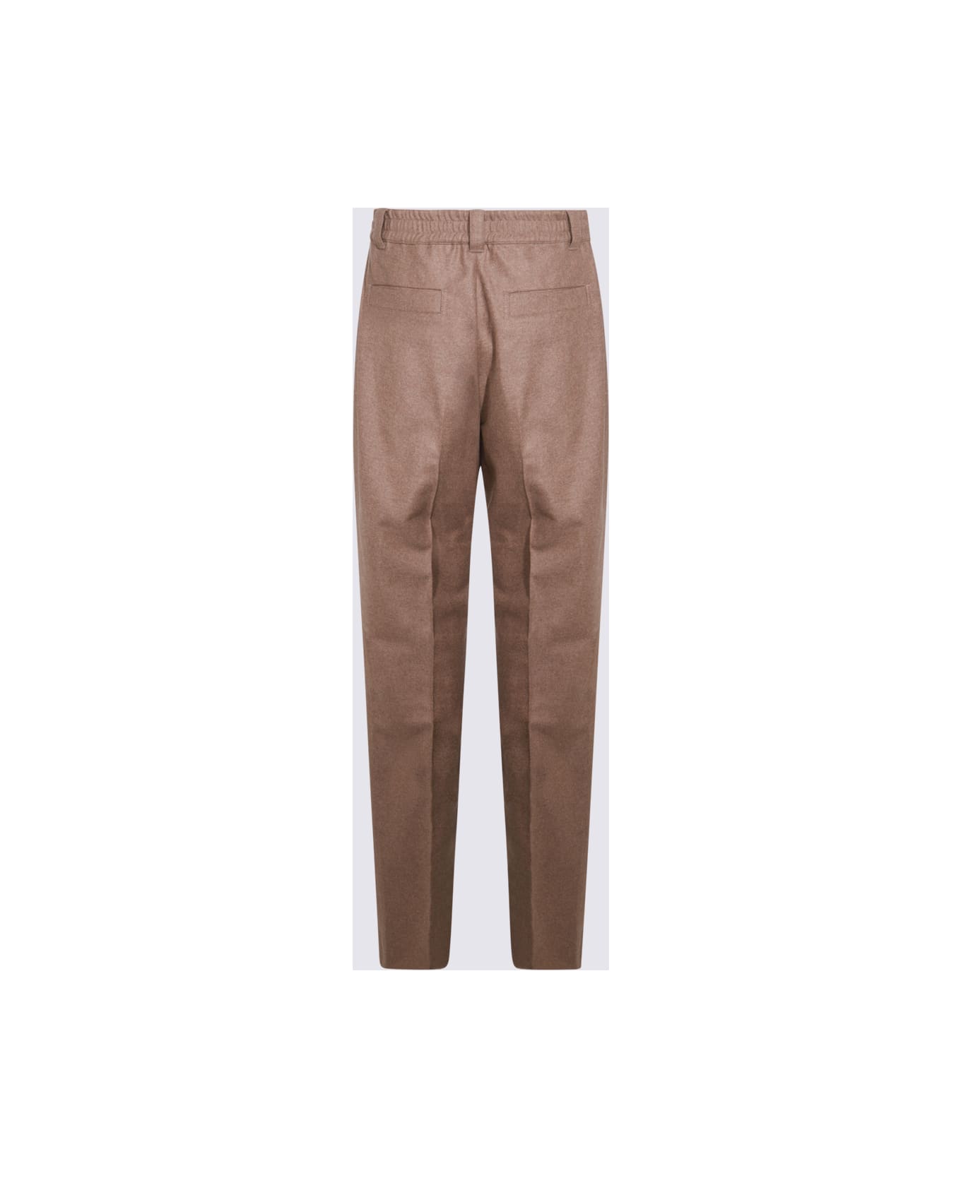 Loro Piana Brown Wool Pants - RUSTIC AMBER