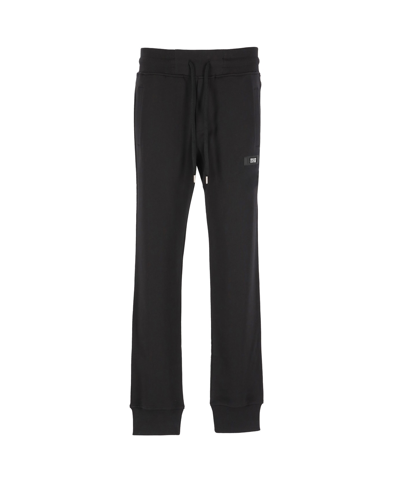 Versace Jeans Couture Sweatpants With Logo Patch - Black