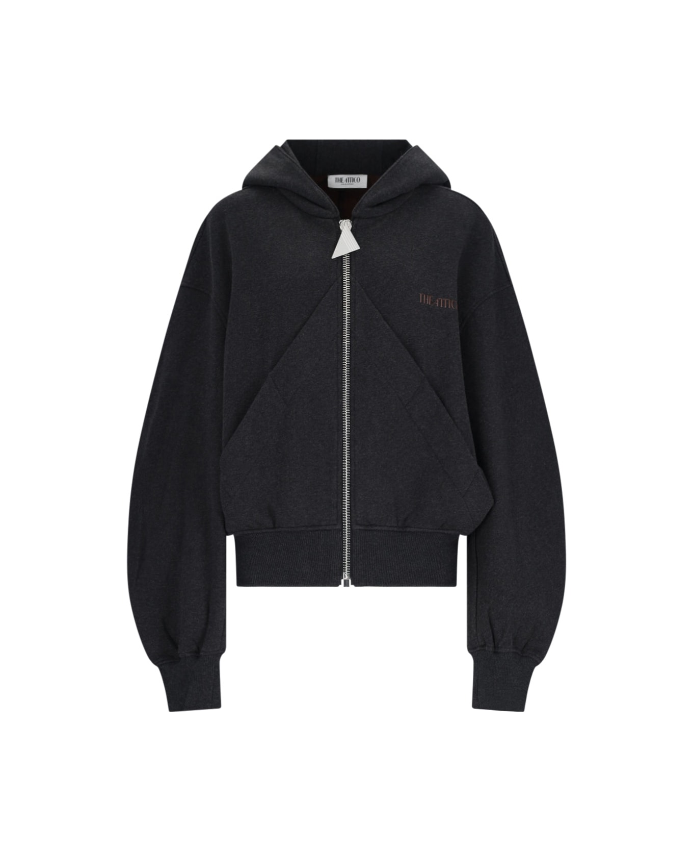 The Attico Logo Sweatshirt - Black  