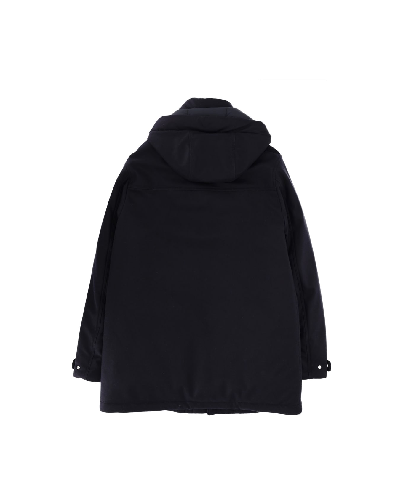 Zegna Woolen Parka - BLACK