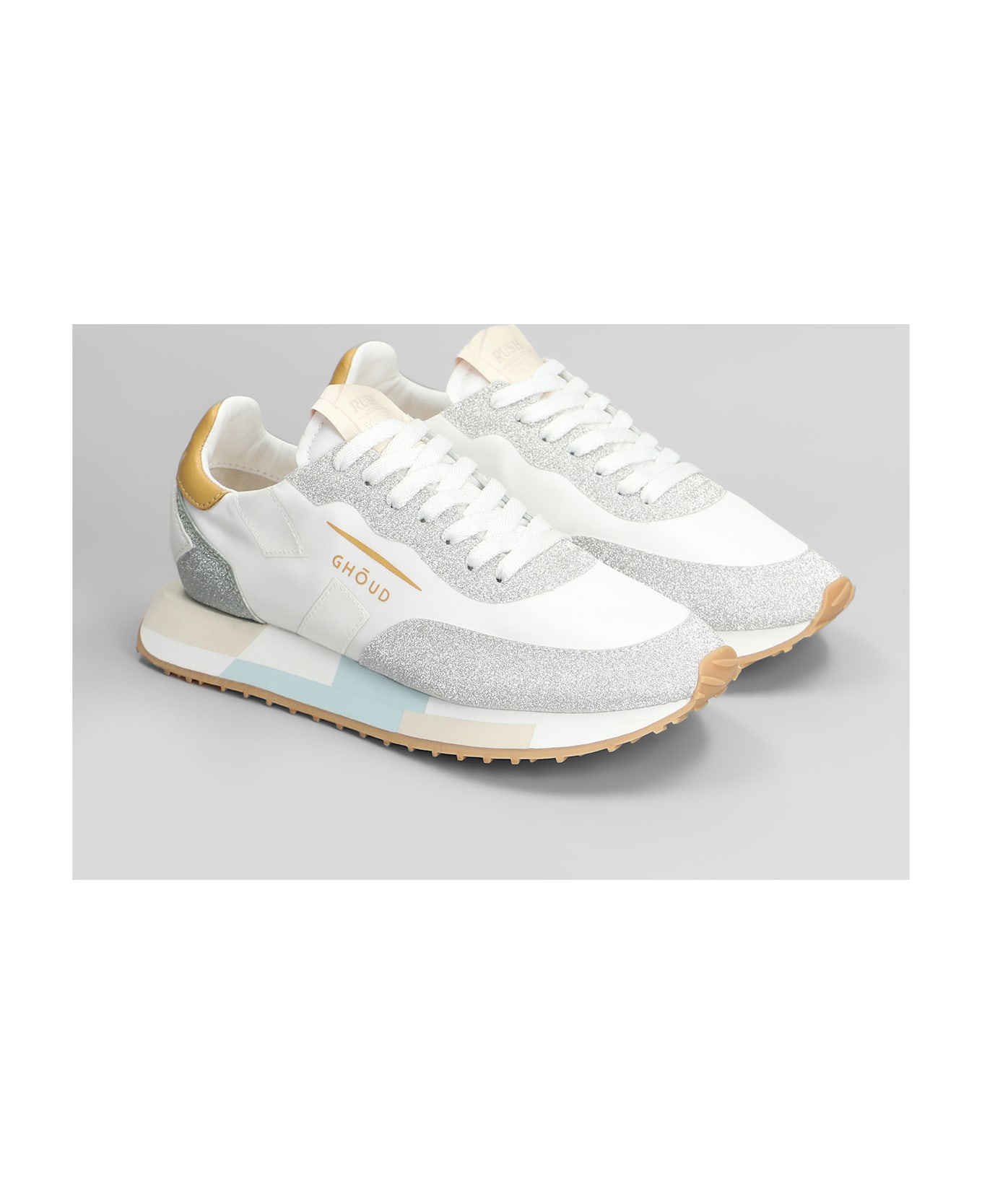 GHOUD Starlight Sneakers In White Fabric - white