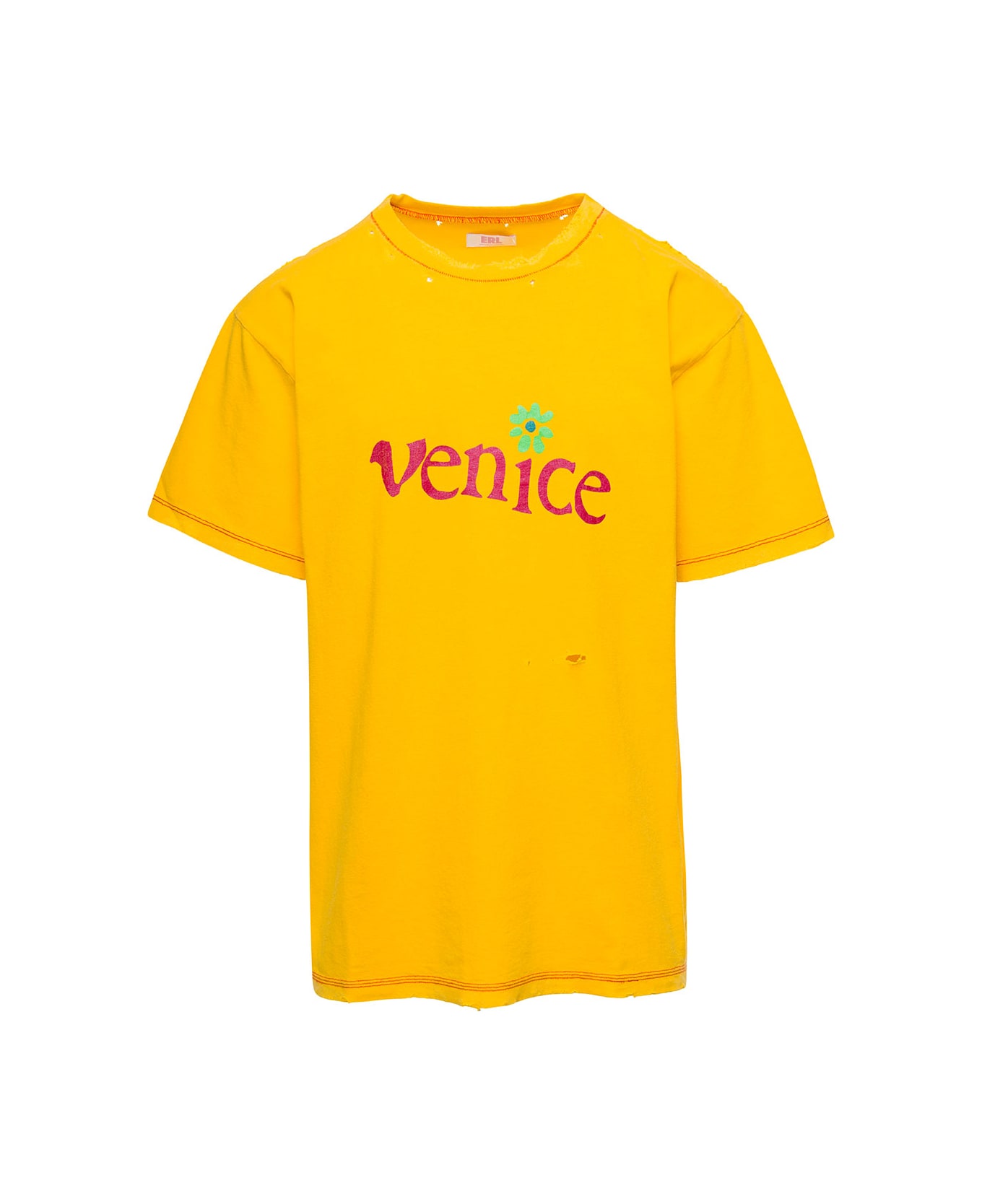 ERL Unisex Venice T-shirt Knit - Yellow