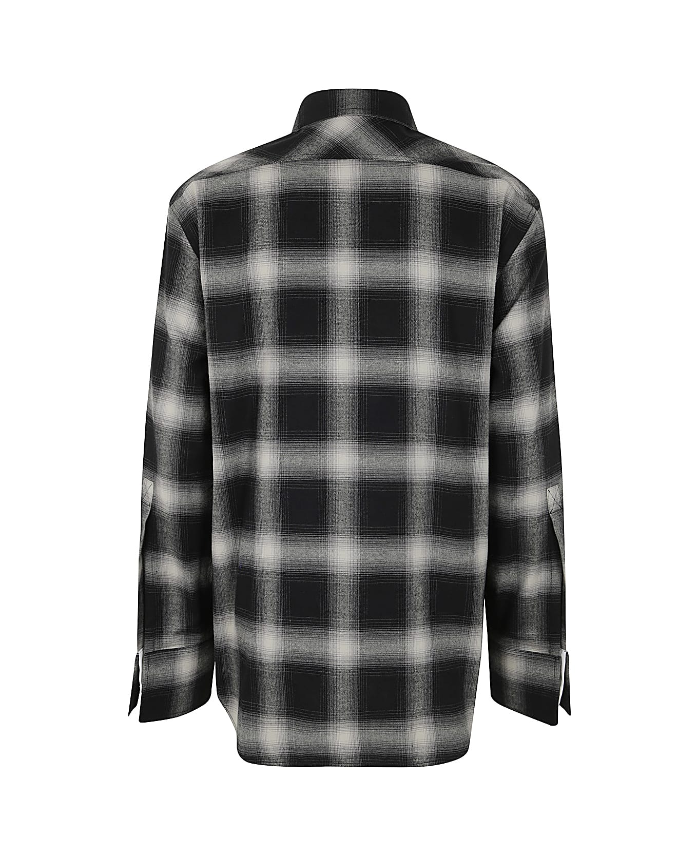 N.21 Check Shirt - Black White