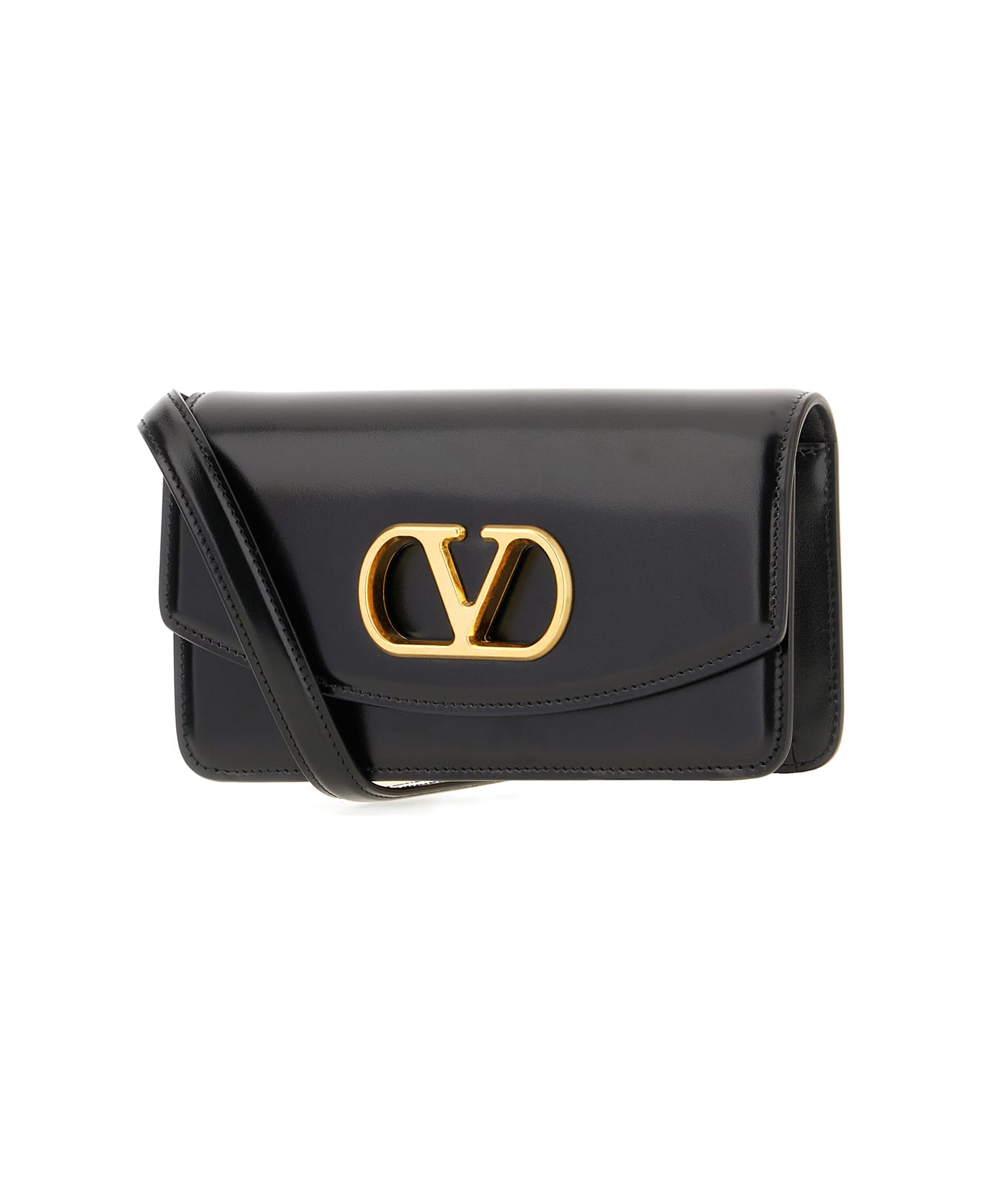 Black Leather Clutch - Thumbnail 3